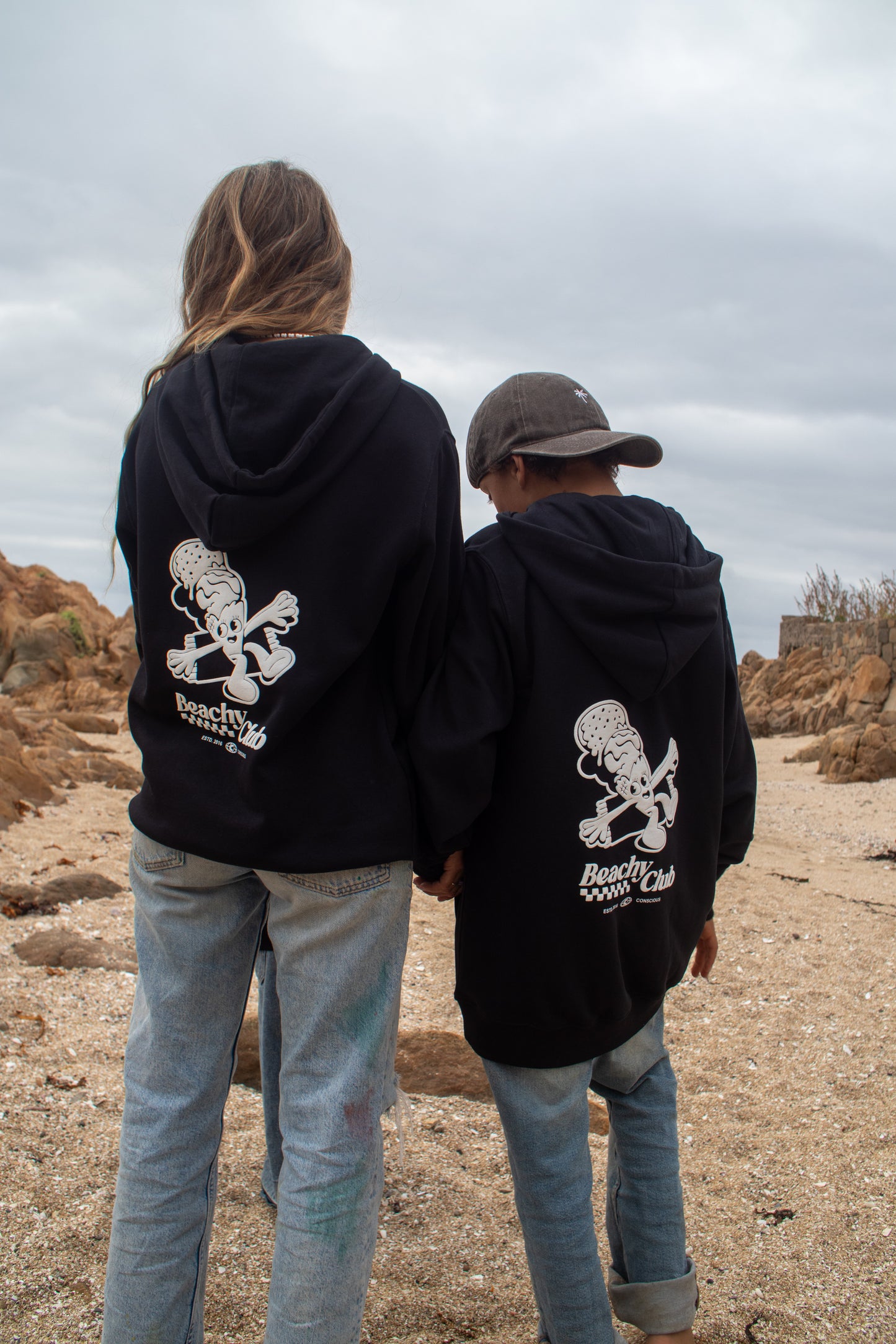 HOODIE BEACHY CLUB NEGRO KIDS