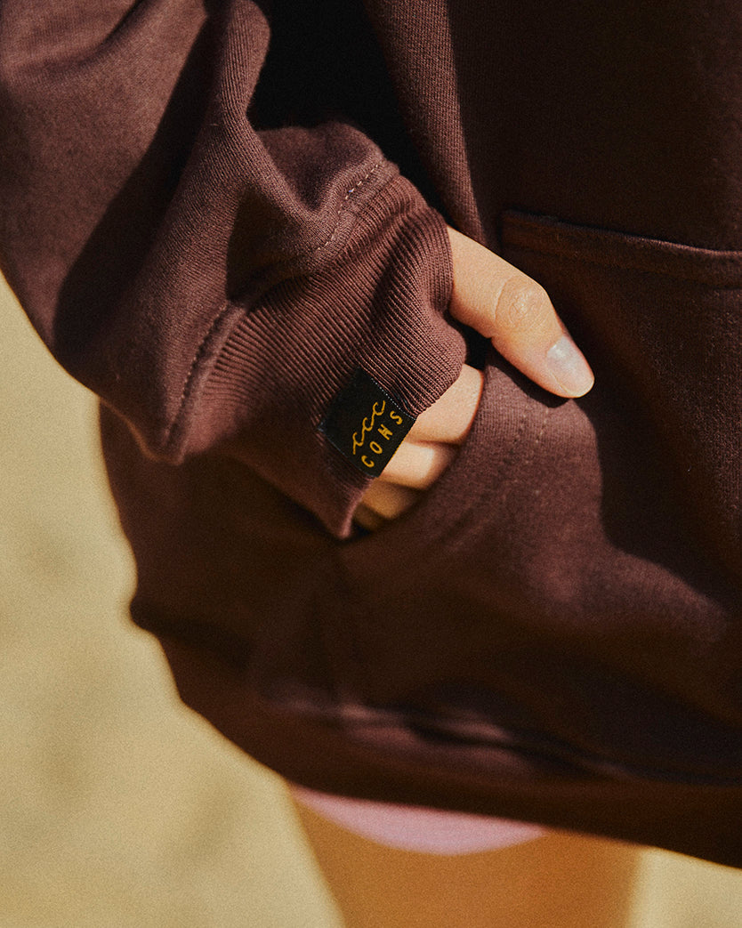 HOODIE TROPICONS MOCCA OVERSIZE