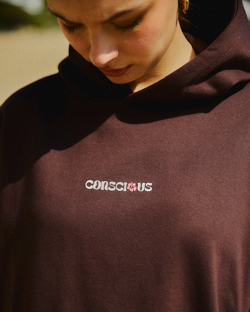 HOODIE TROPICONS MOCCA OVERSIZE