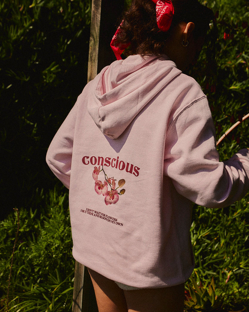 HOODIE ORQUIDEAS ROSA