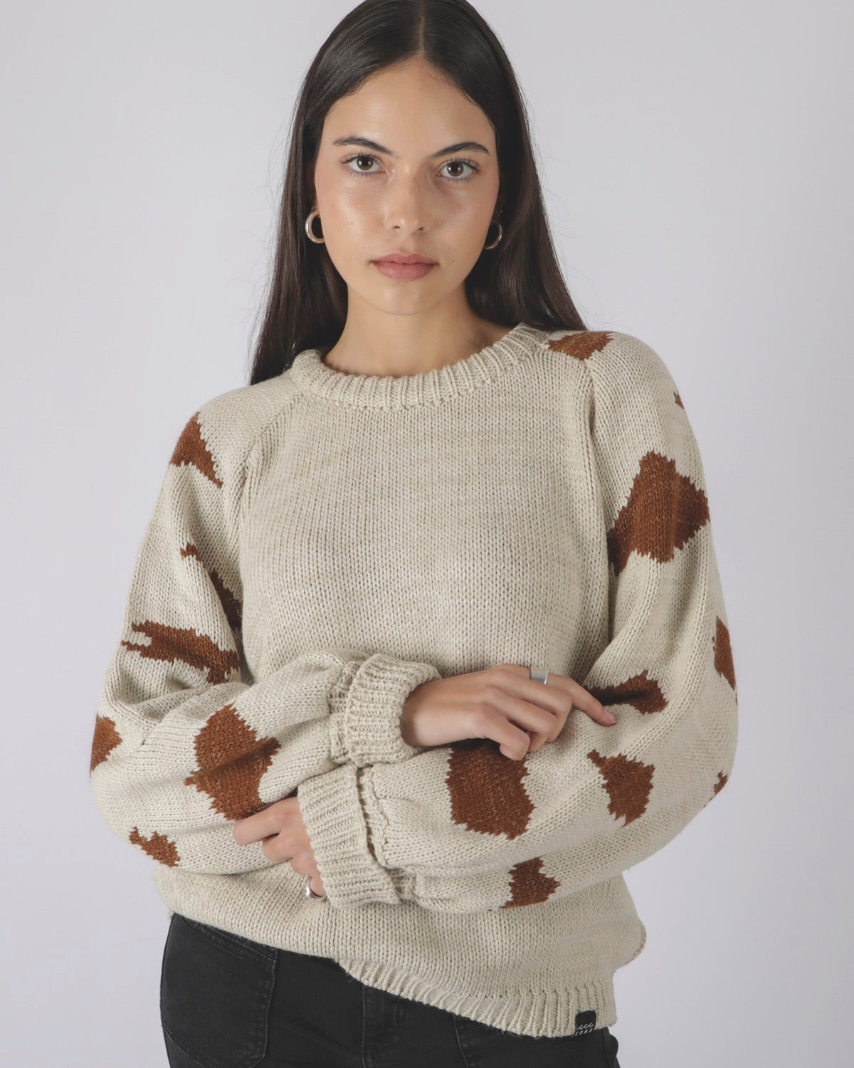 SWEATER RAGLAN ANIMAL CRUDO ♀