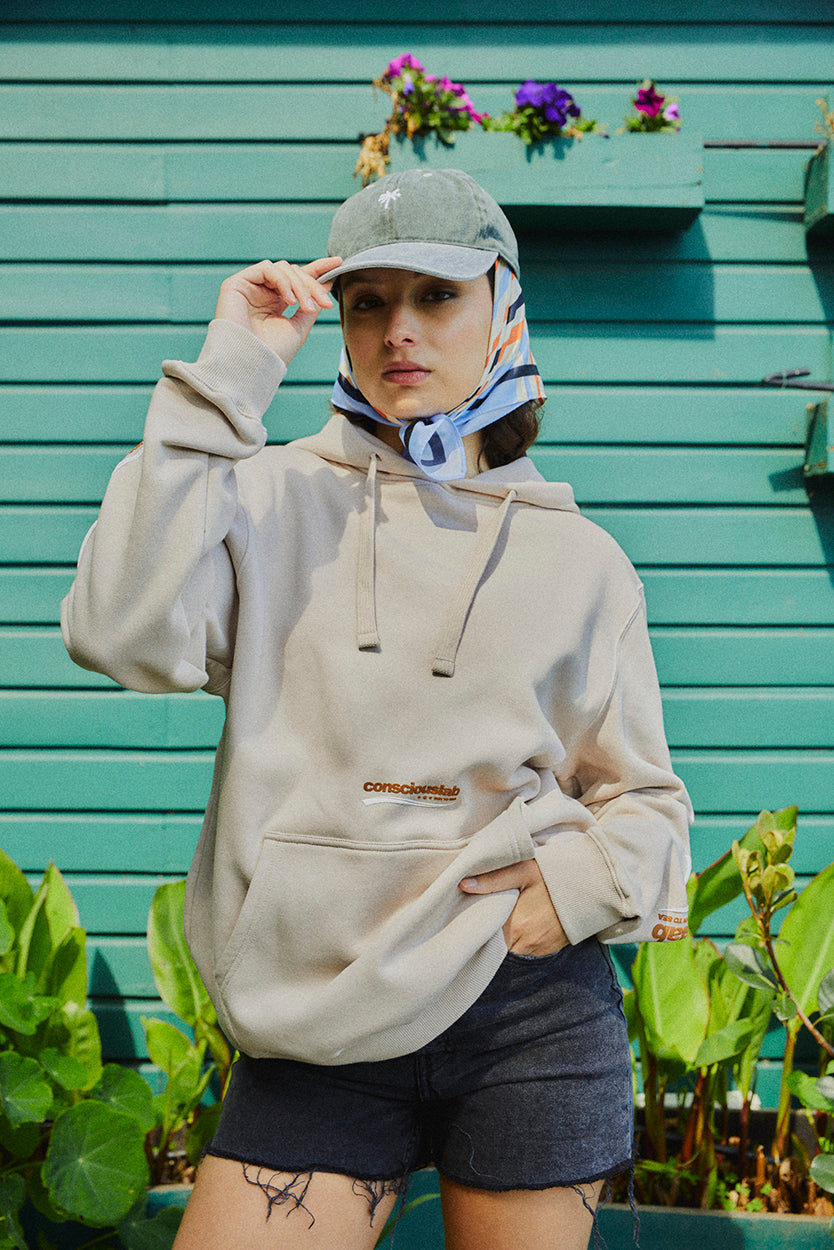 HOODIE SLEEVE LAB BEIGE ♀