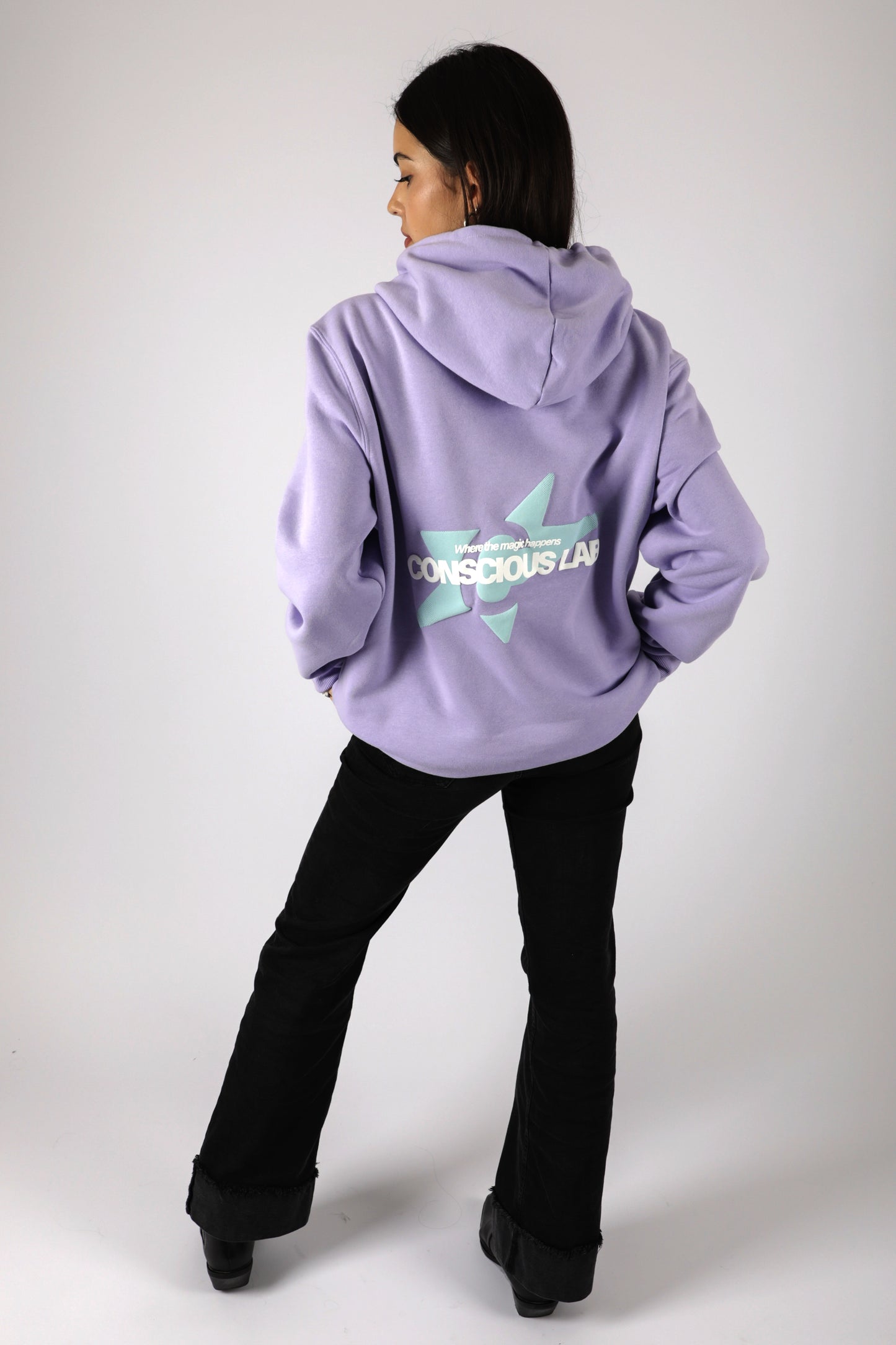 HOODIE CONSCIOUS LAB LILA ♀