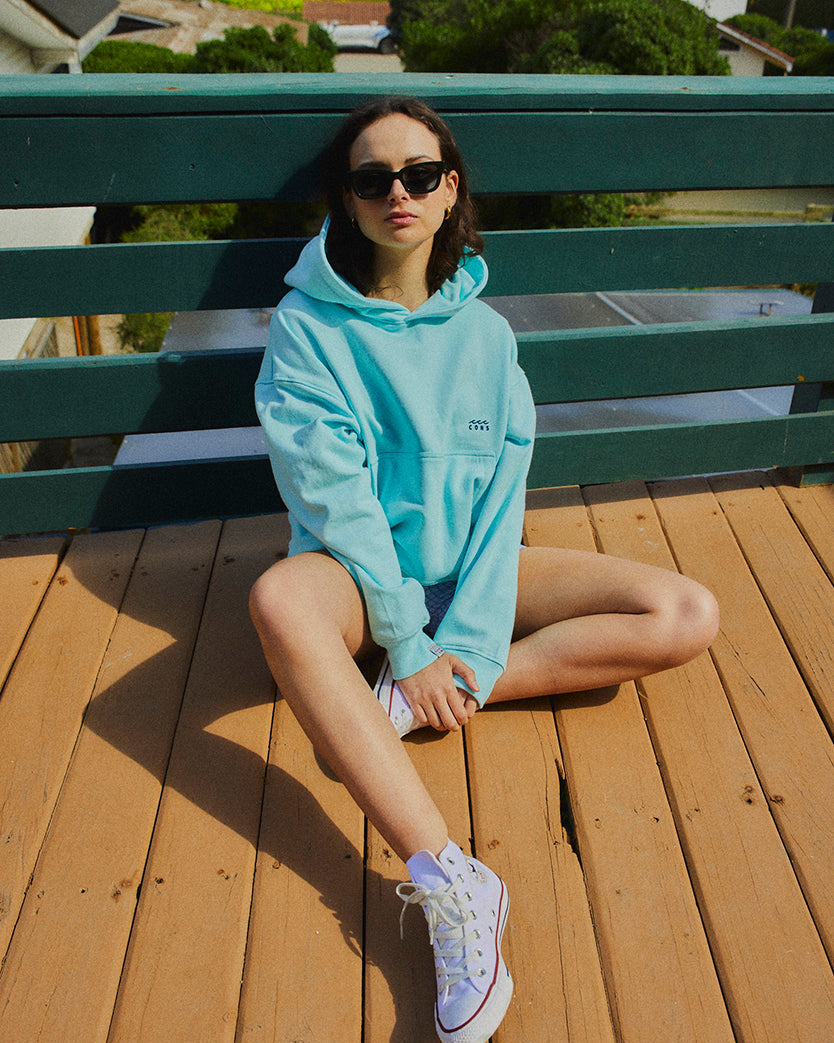 HOODIE FULL MINT BOXY FIT