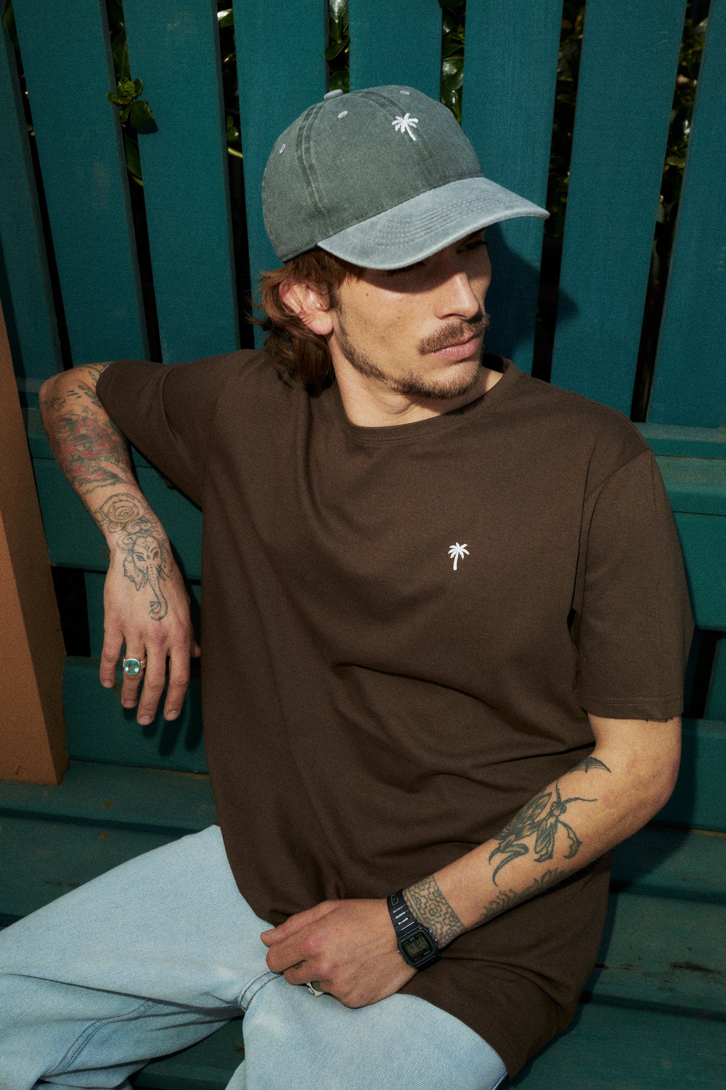 POLERA PALM TREE MOCCA ♂