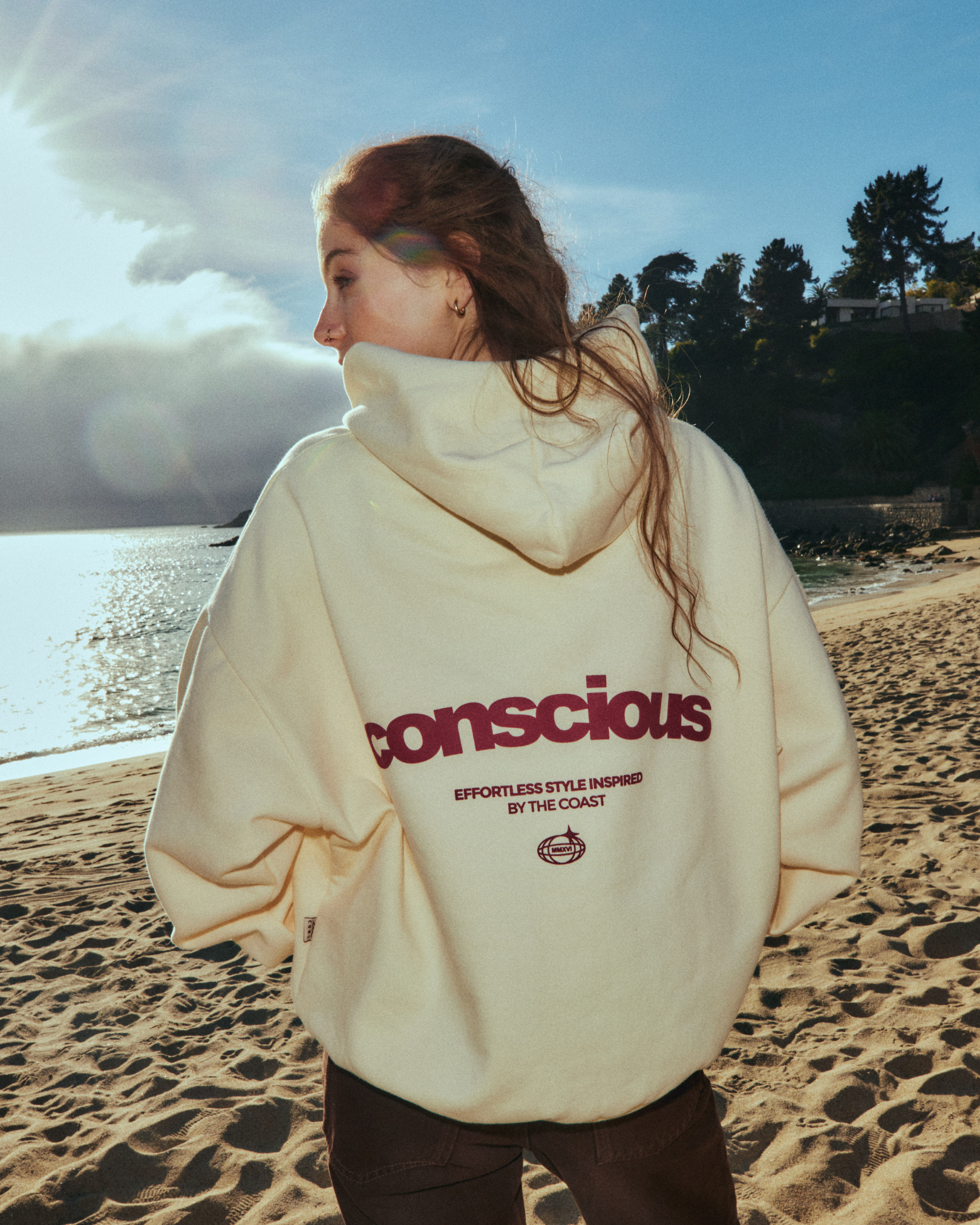 HOODIE CONS COAST CREMA