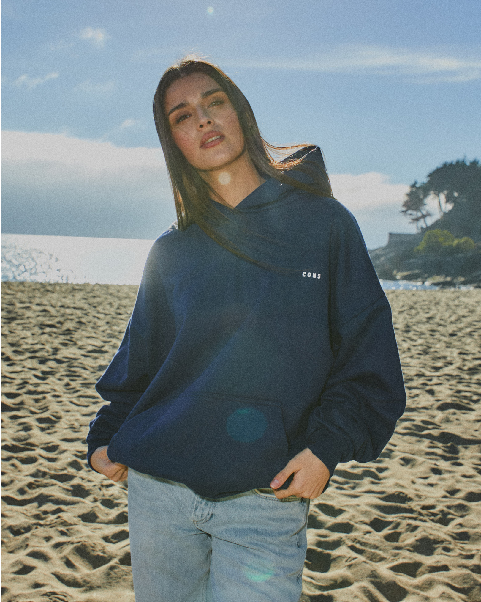 HOODIE OCEAN CALL BLUE