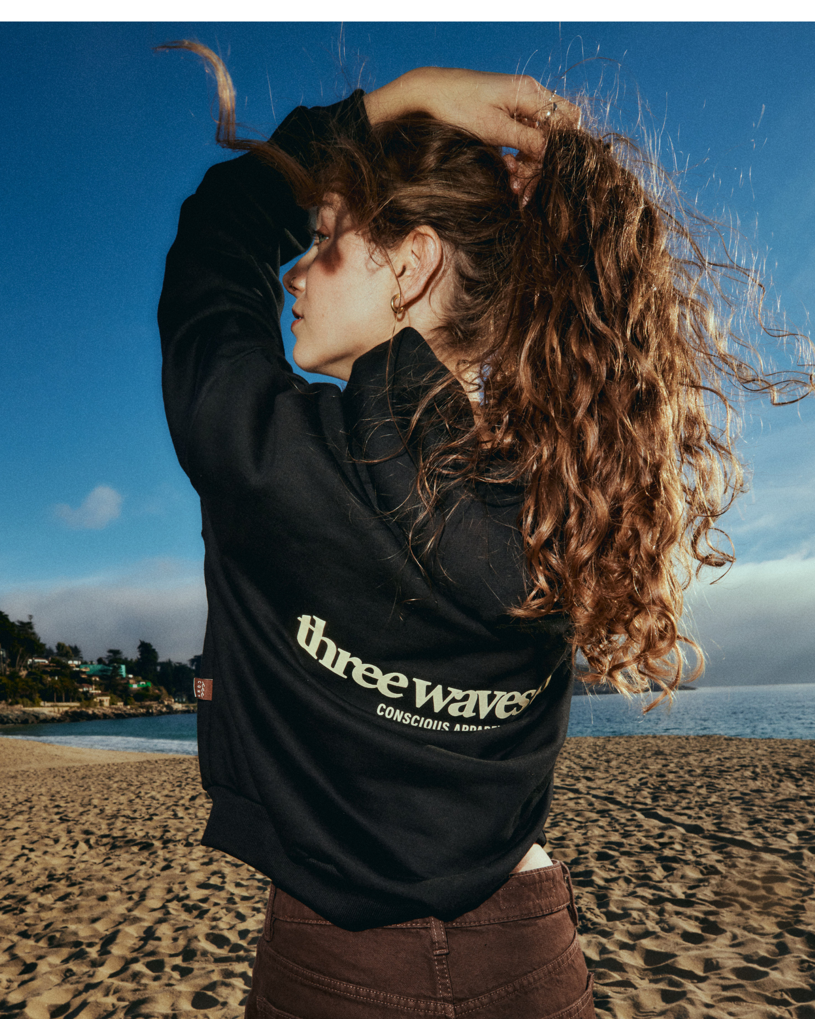 HOODIE WAVE NEGRO