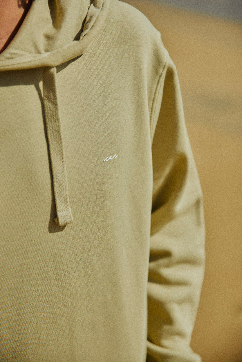HOODIE GOOD VIBES MMXVI OLIVO ♂
