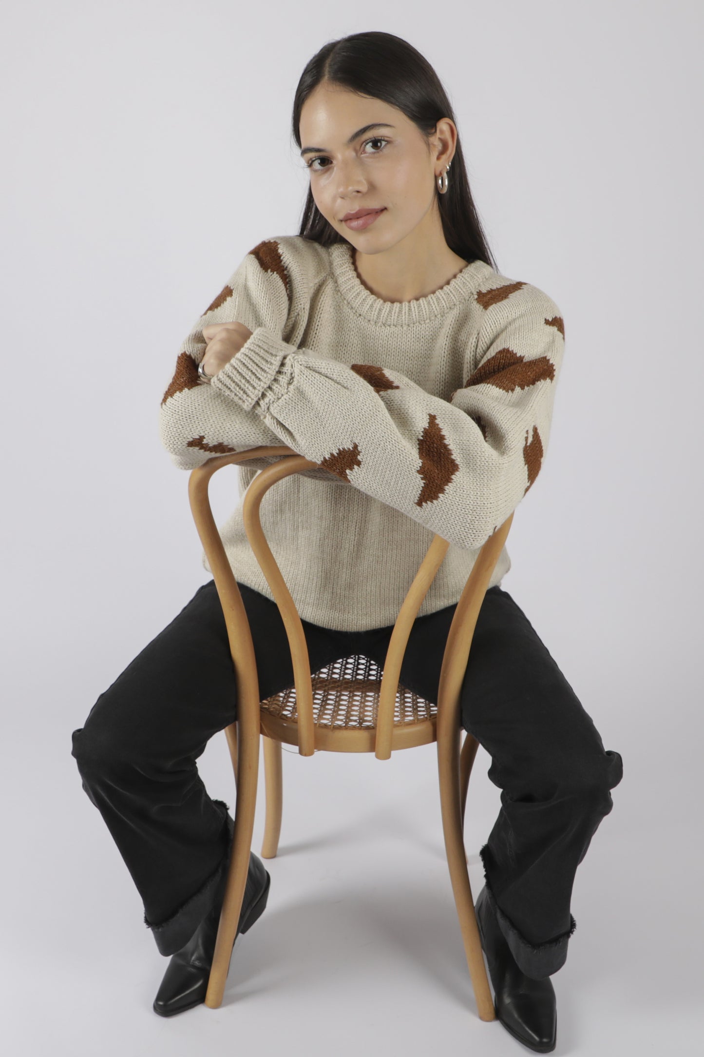 SWEATER RAGLAN ANIMAL CRUDO ♀