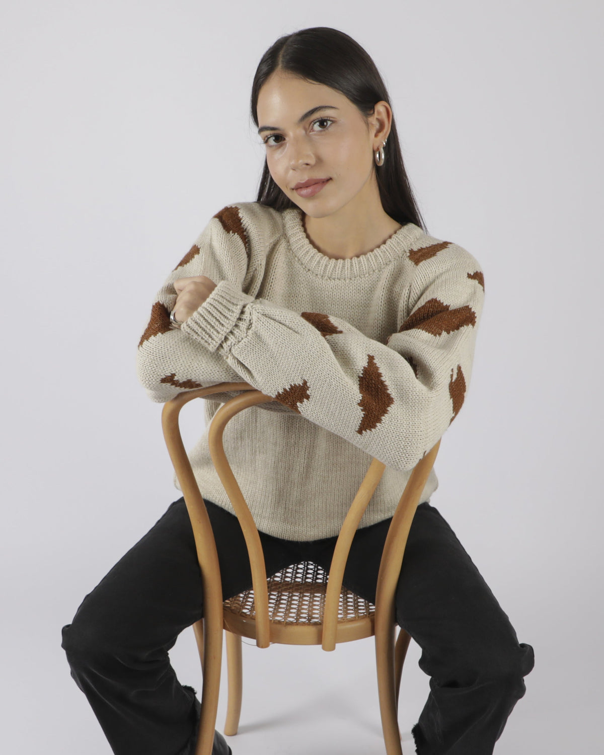 SWEATER RAGLAN ANIMAL CRUDO ♀