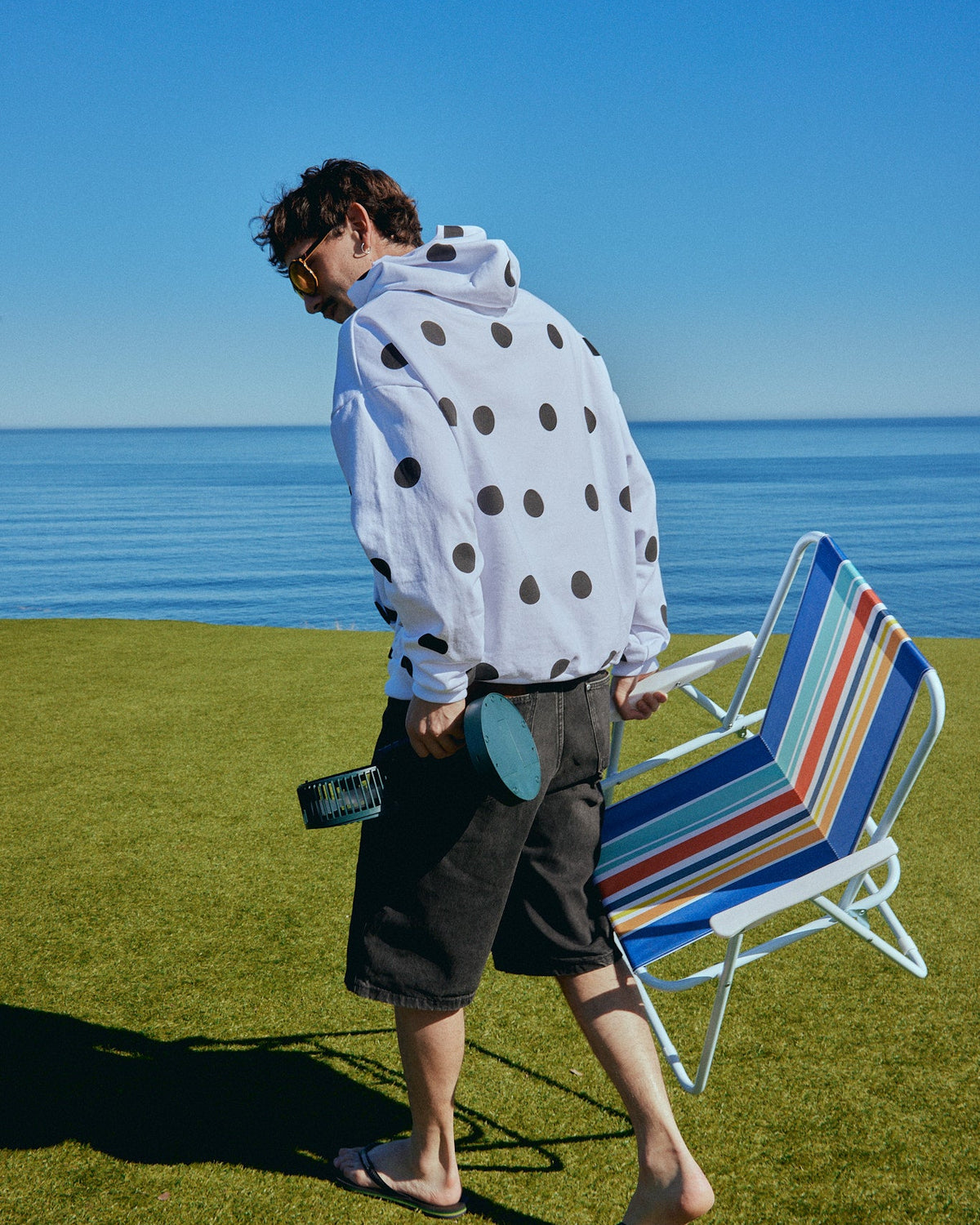 HOODIE CANDY DOTS BLANCO