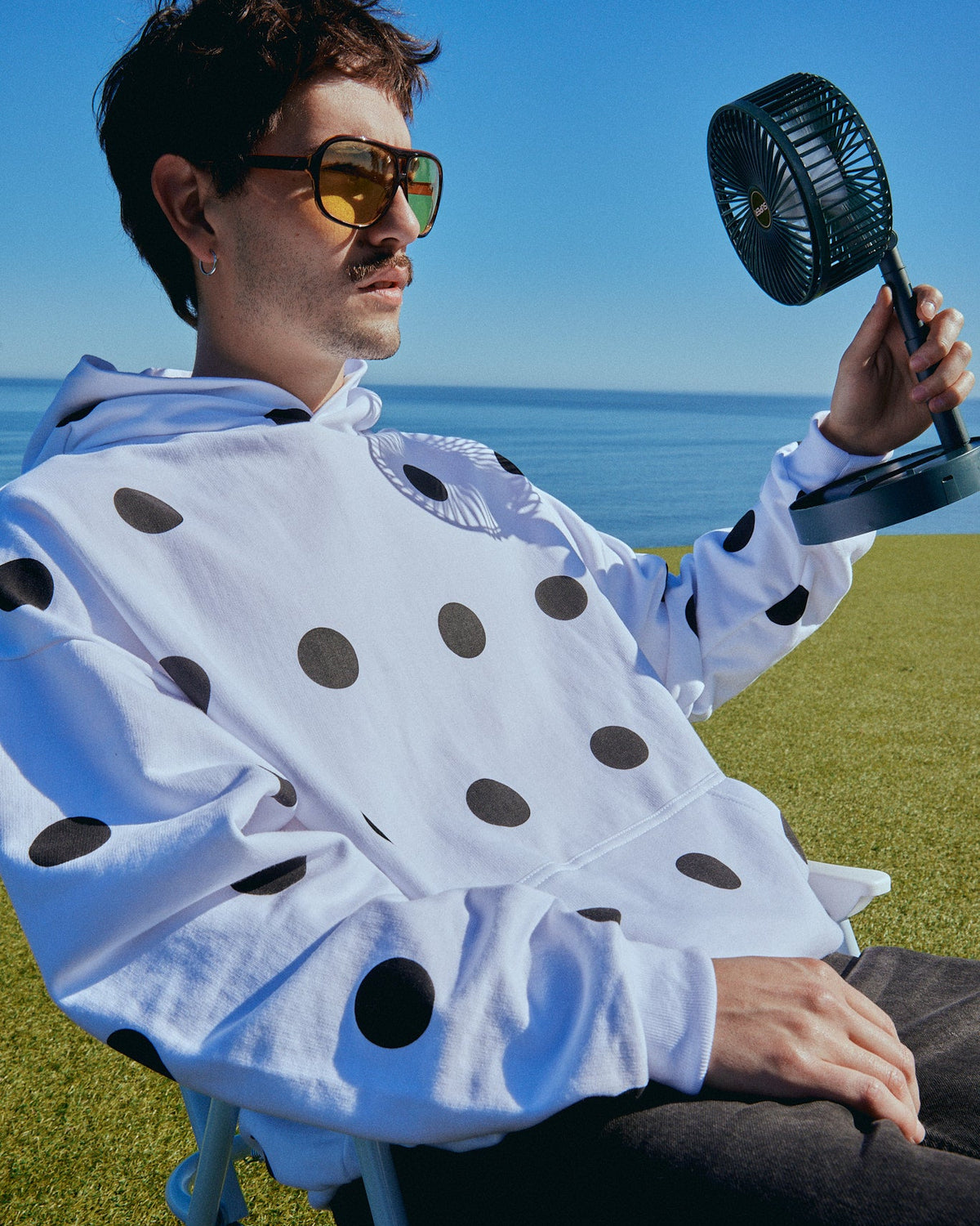HOODIE CANDY DOTS BLANCO