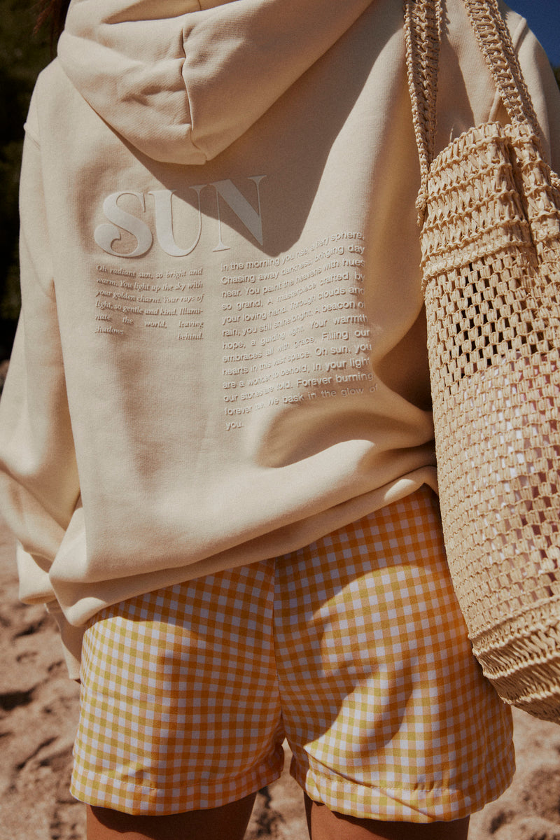 HOODIE SUN BEIGE♀