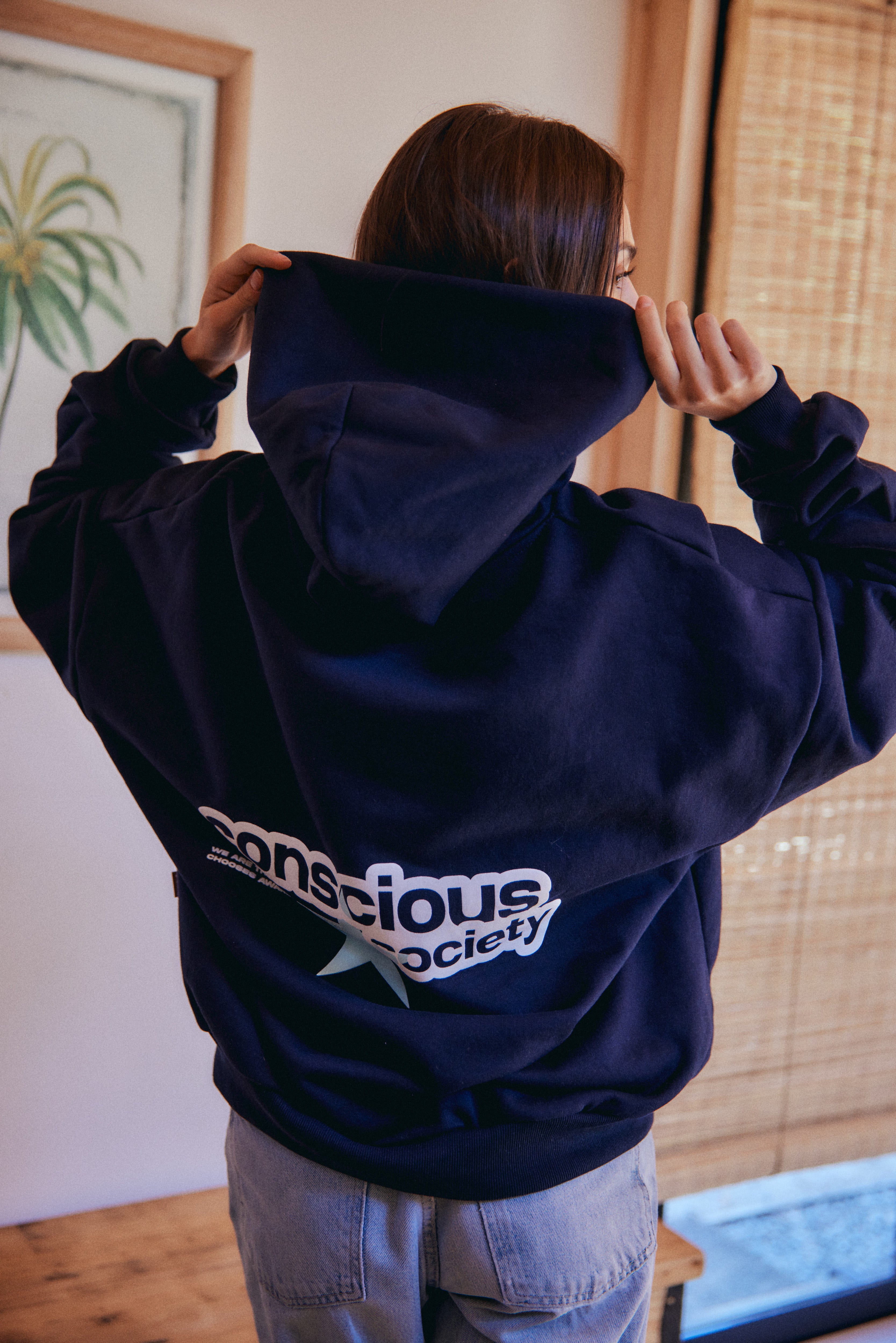 HOODIE SOCIETY DARK BLUE