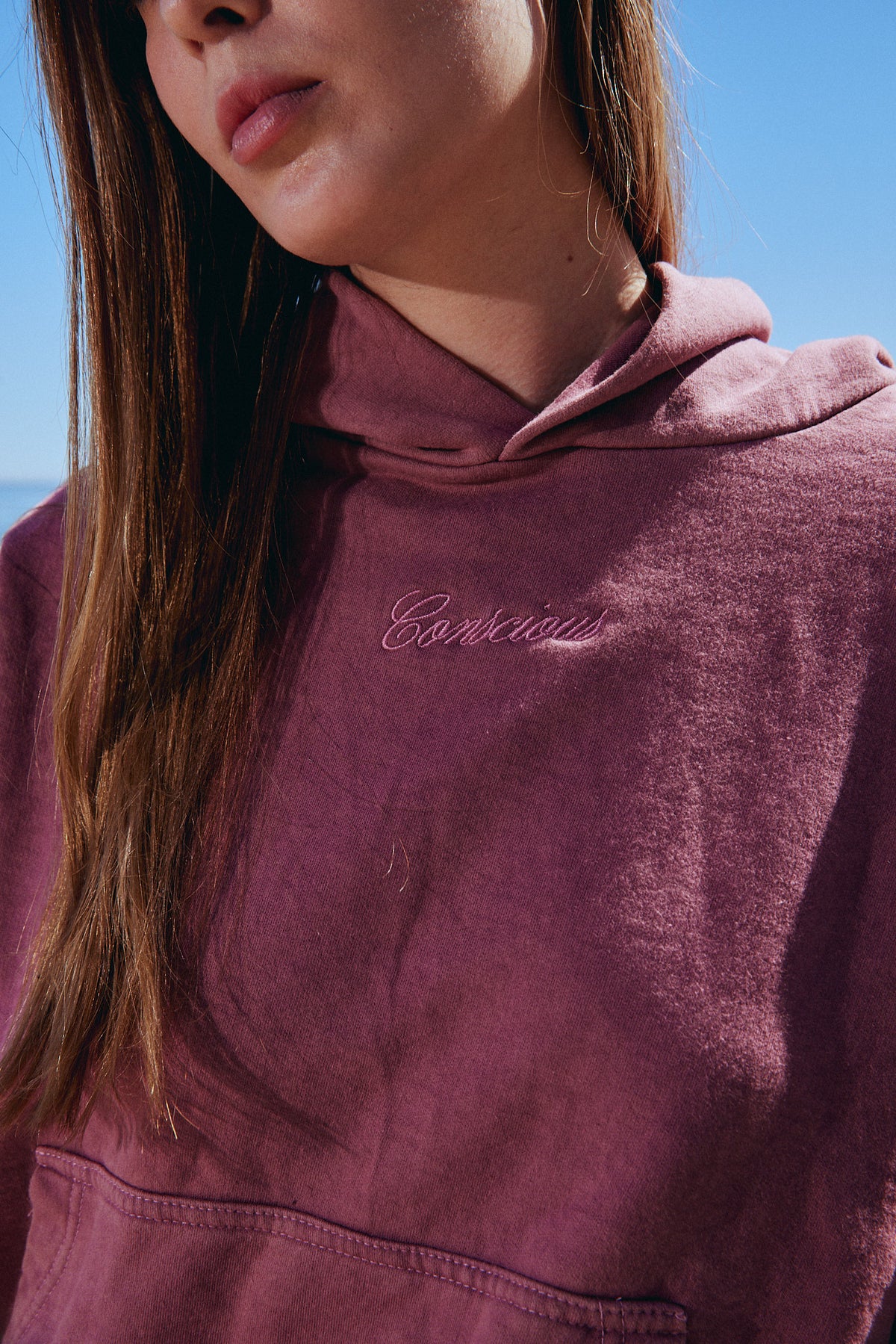 HOODIE STILL WASH MALVA
