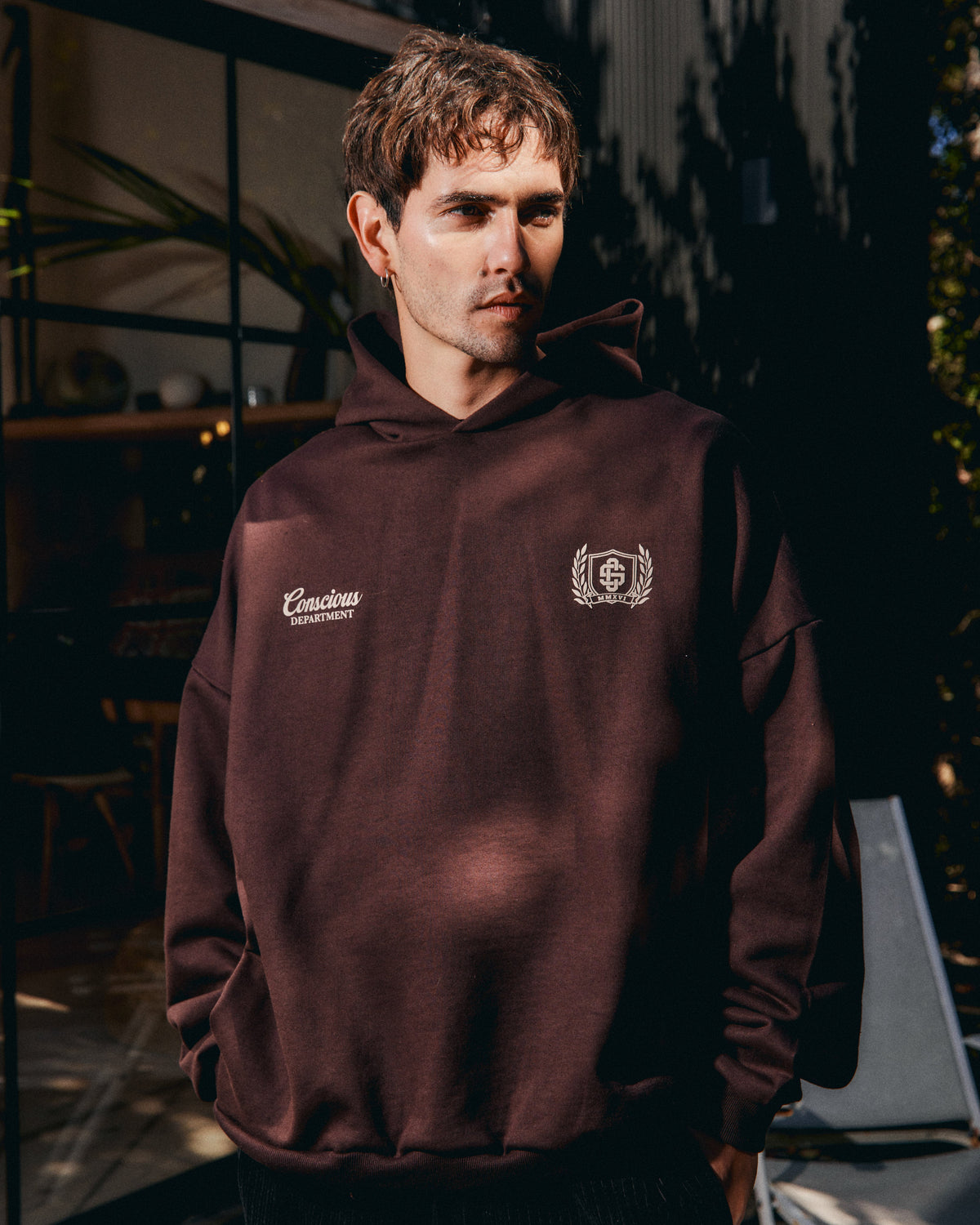 HERITAGE CACAO HIDDEN POCKETS HOODIE