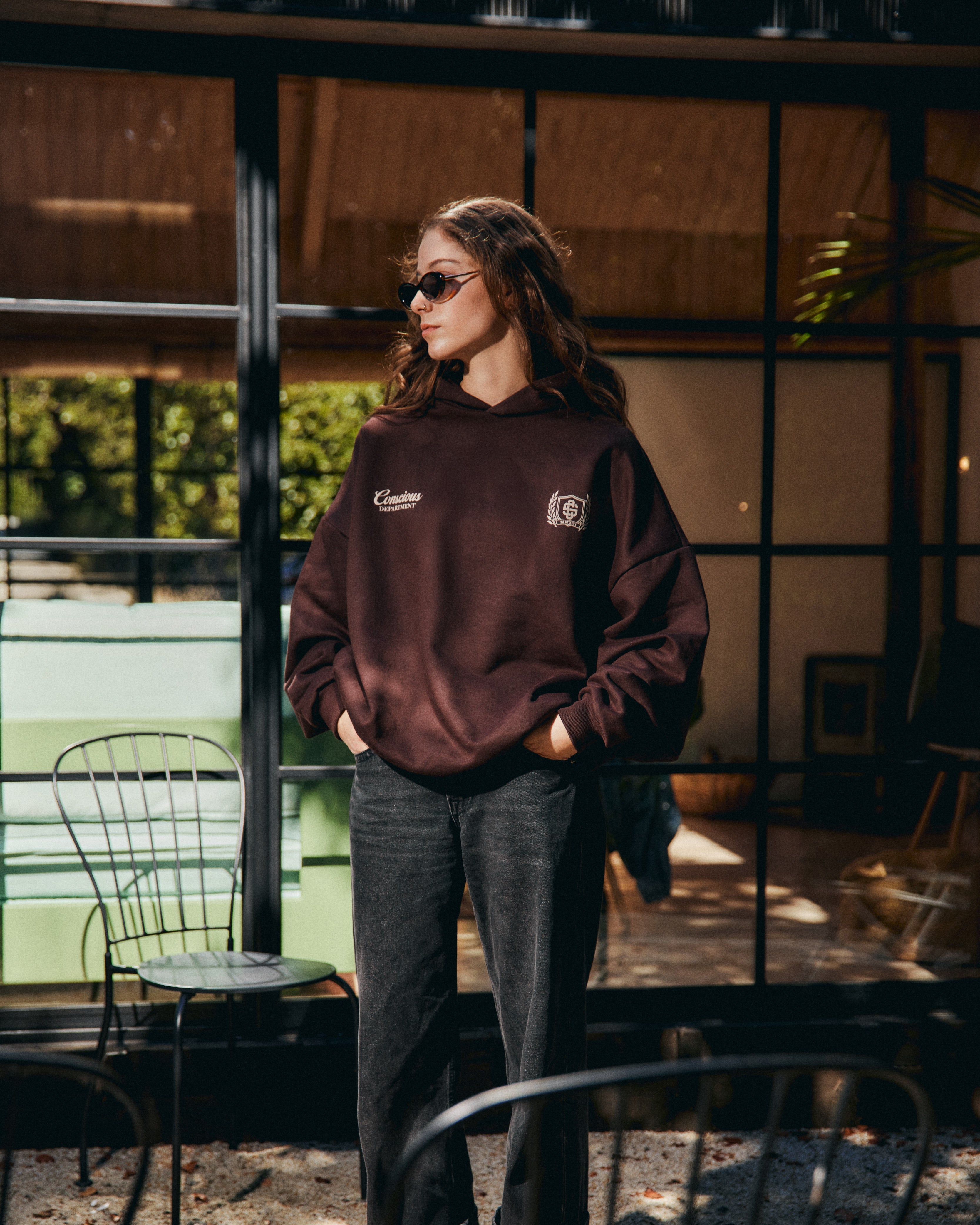 HERITAGE CACAO HIDDEN POCKETS HOODIE