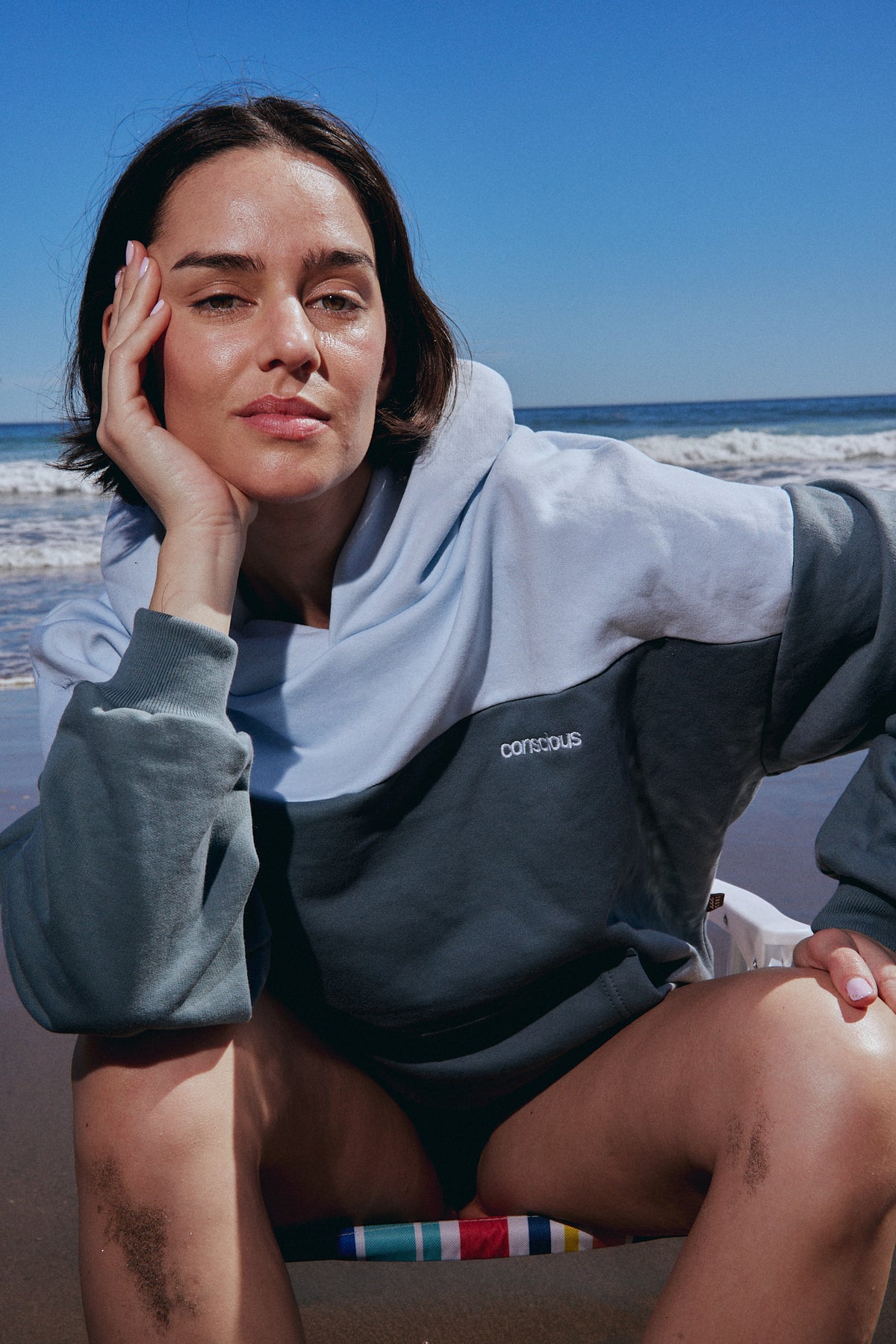HOODIE LAYER BLUE