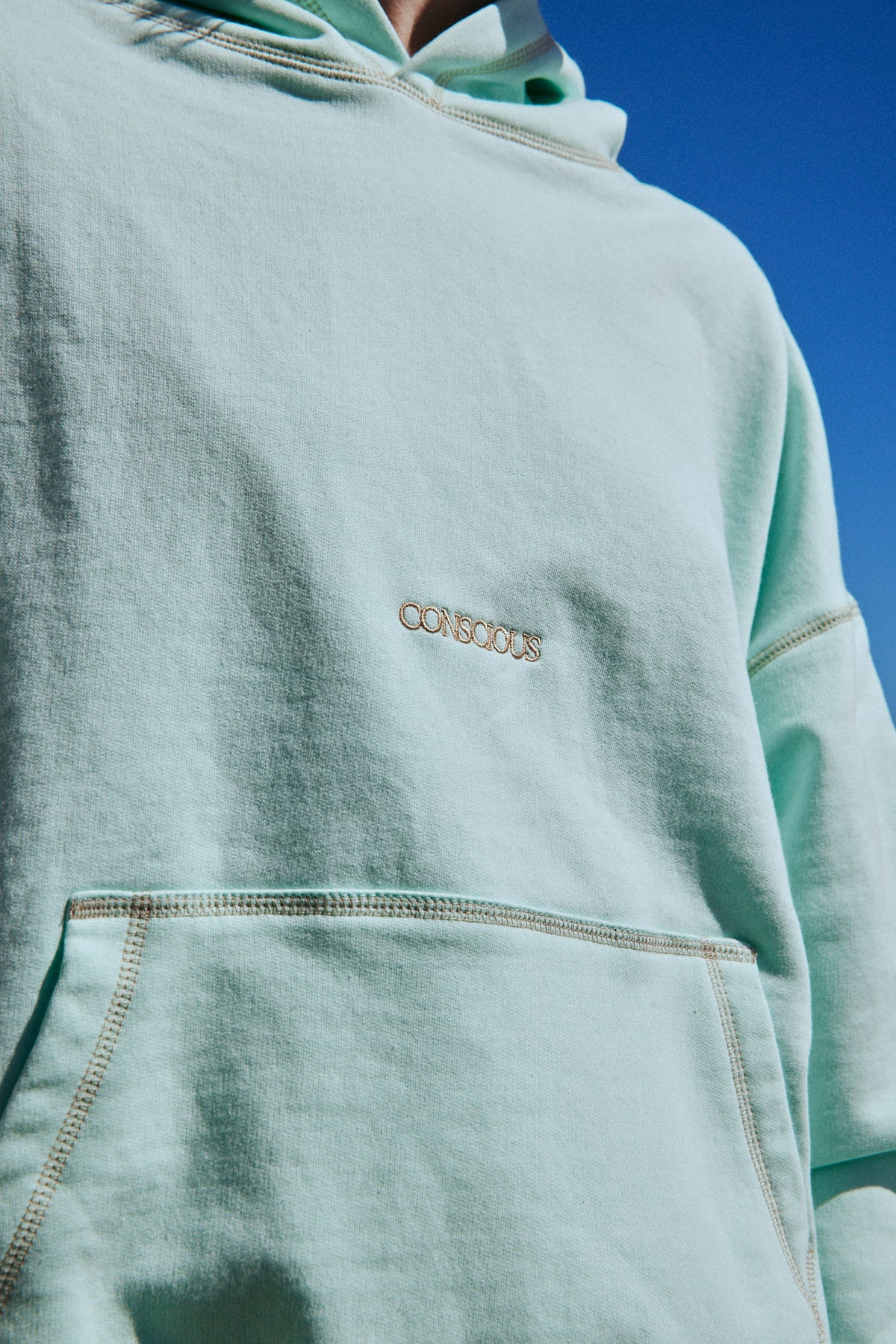 HOODIE OUTLINE MINT