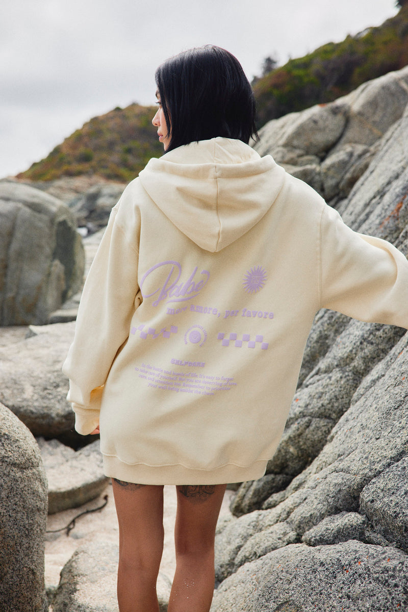 HOODIE MORE AMORE BABY YELLOW ♀