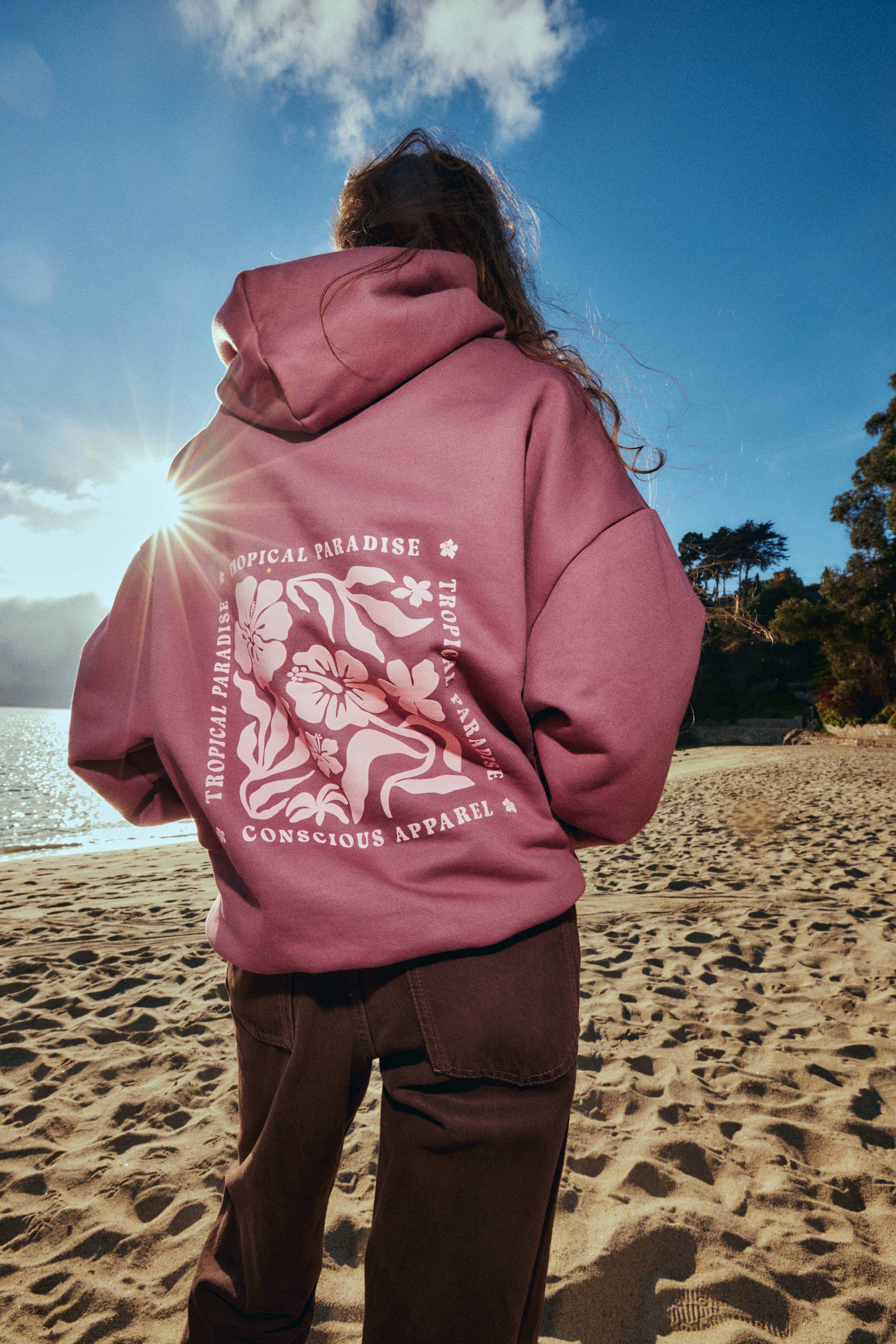 HOODIE PARADISE MALVA