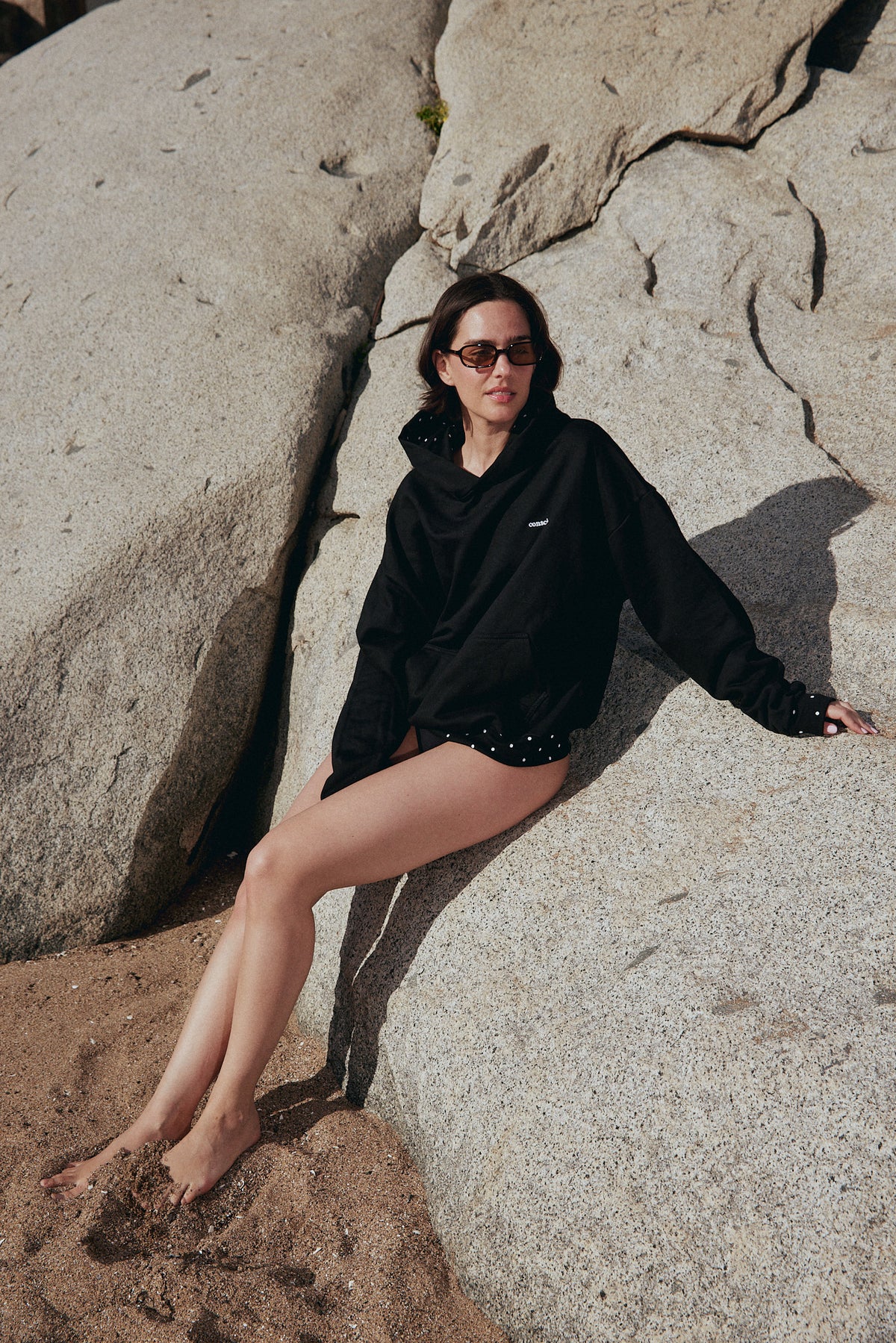 HOODIE PEARL BLACK