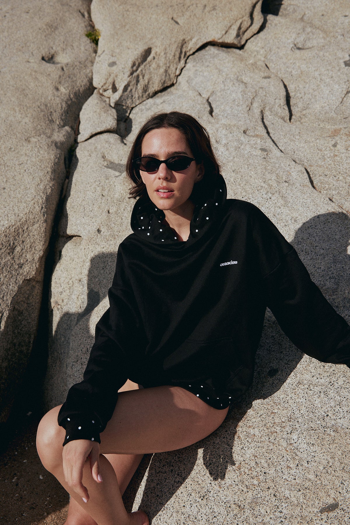 HOODIE PEARL BLACK