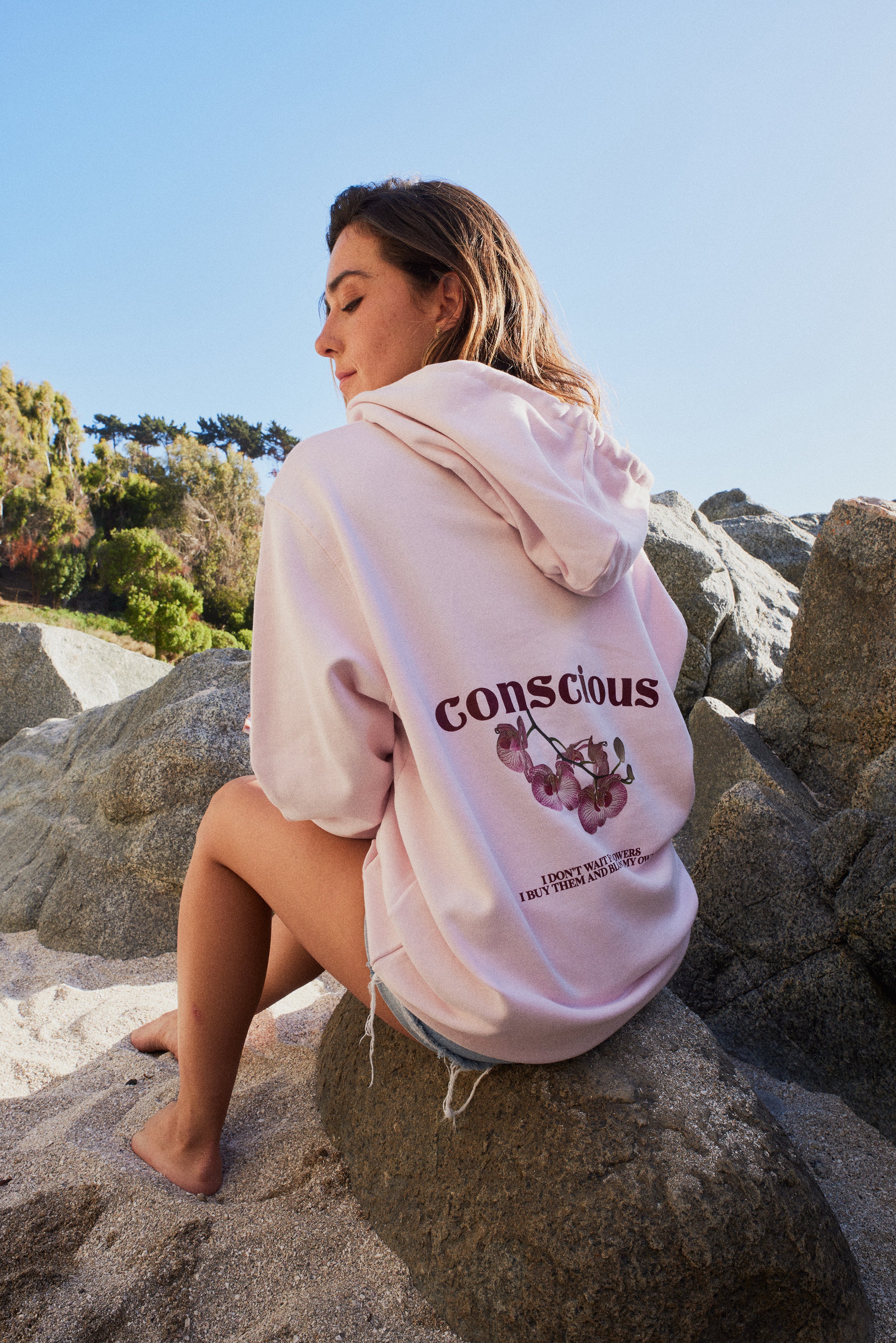 HOODIE ORQUIDEAS ROSA