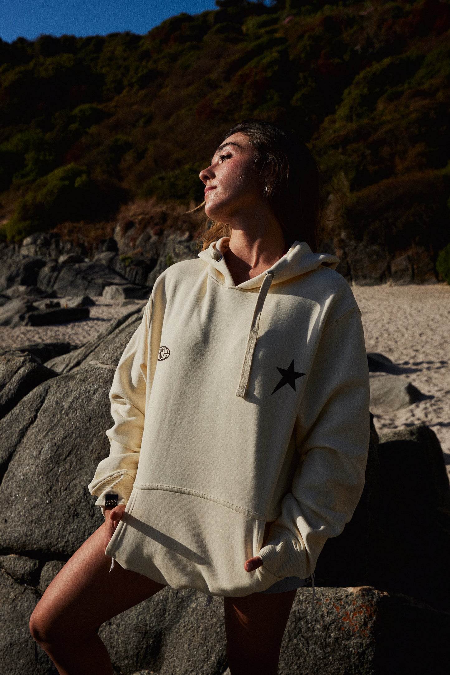 HOODIE NEW STARS BABY YELLOW ♀