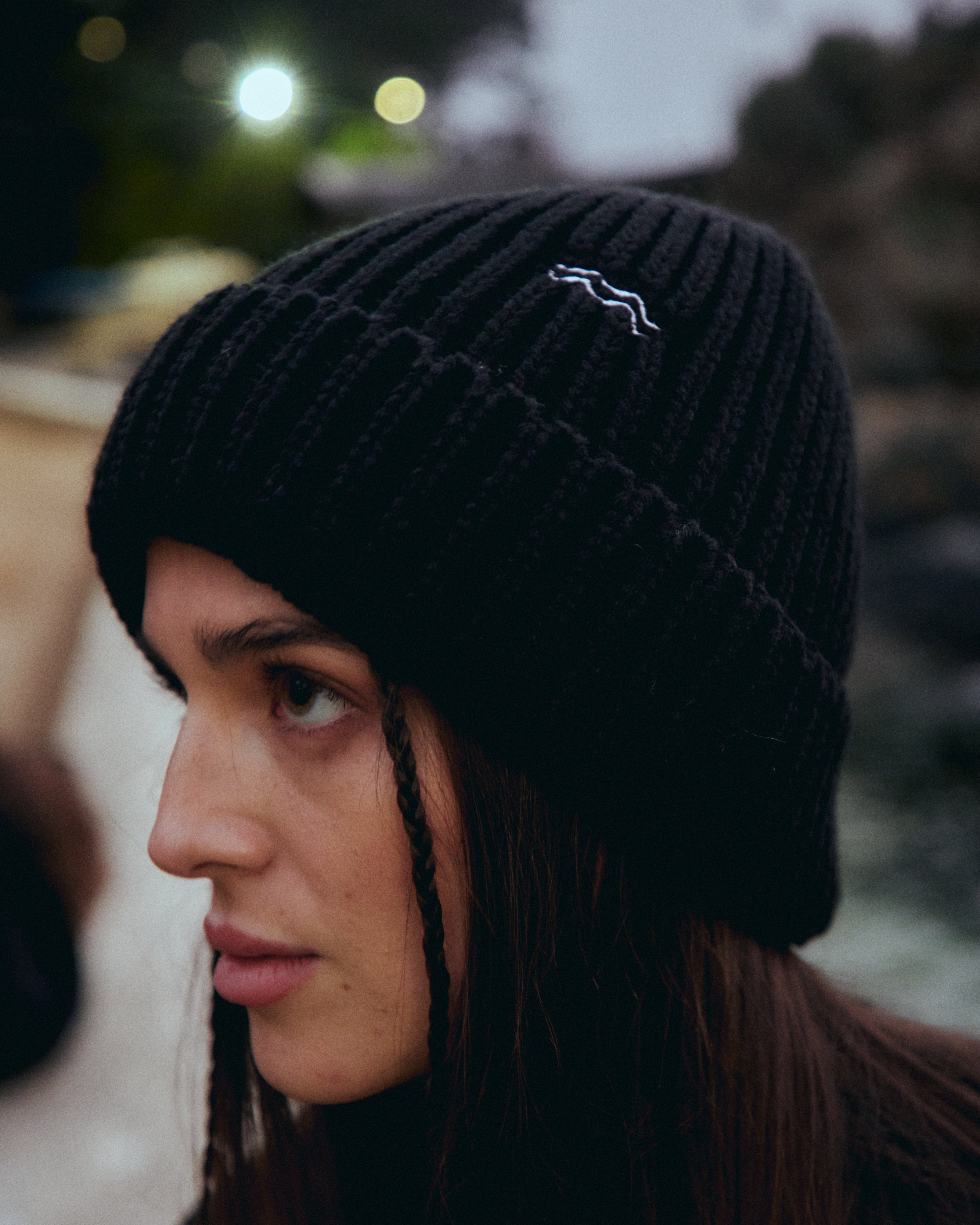 BEANIE WAVES NEGRO