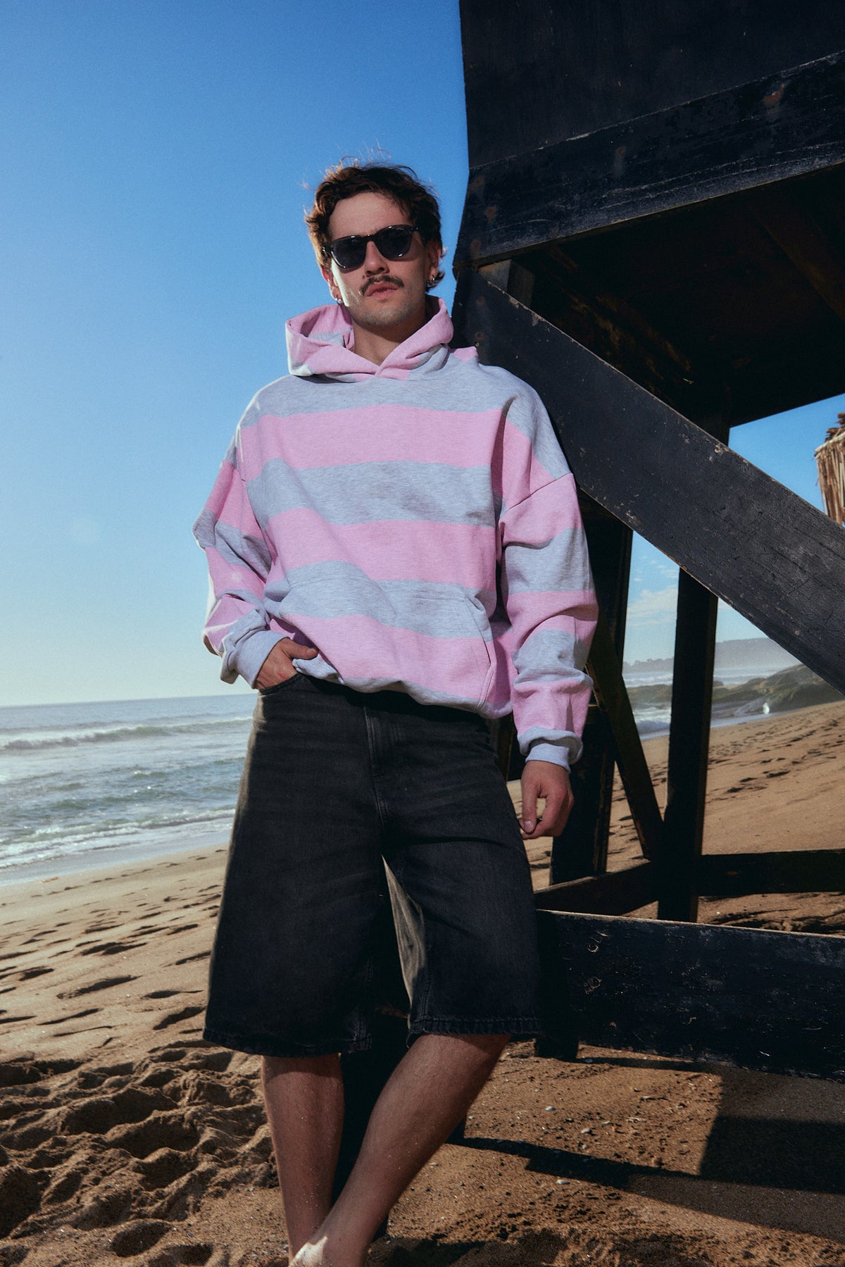 HOODIE HORIZON PINK