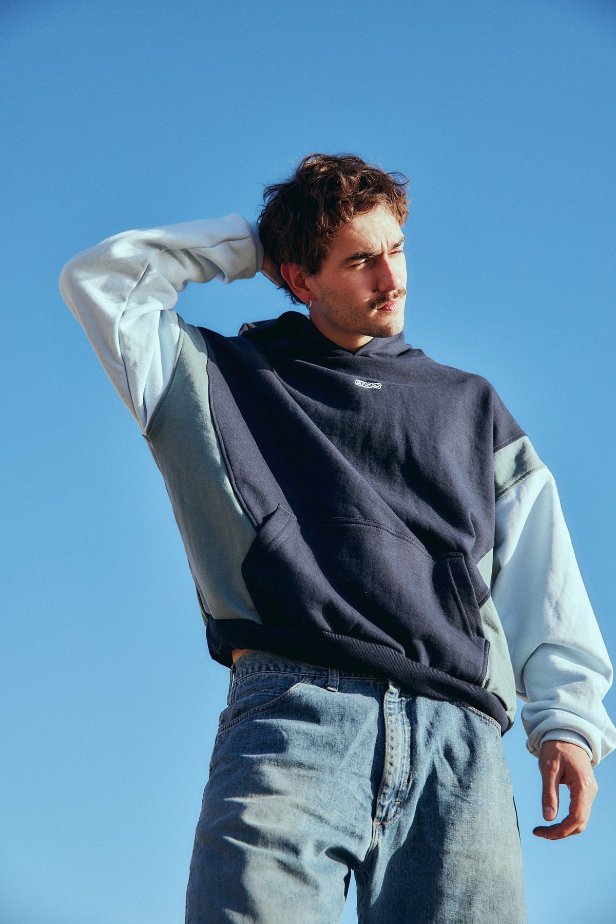 HOODIE TIDE BLUE