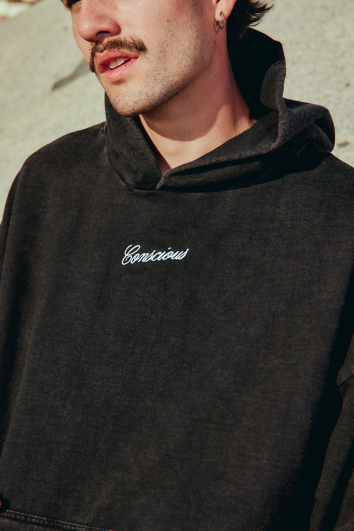 HOODIE STILL WASH BLACK