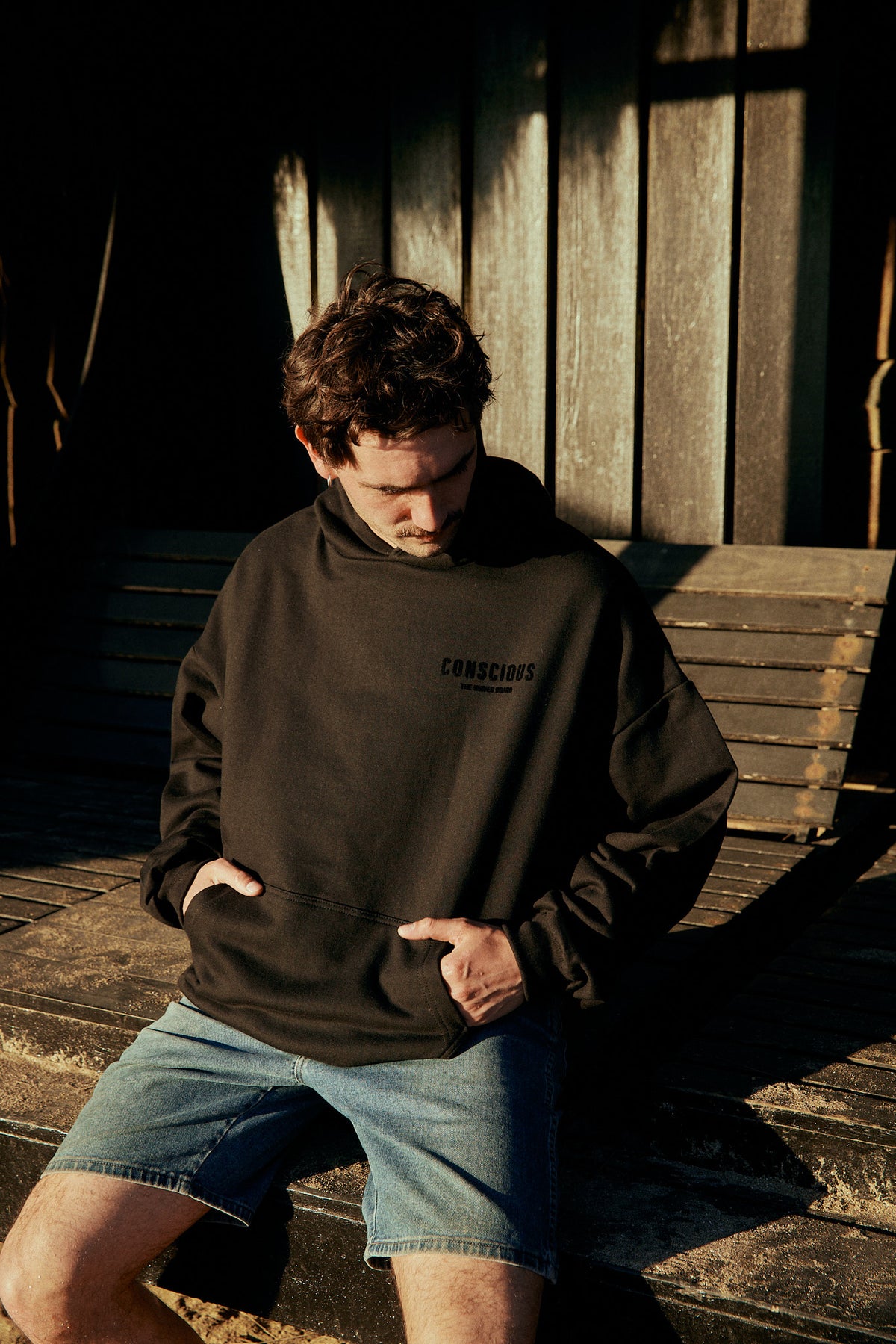HOODIE BRAND NEGRO