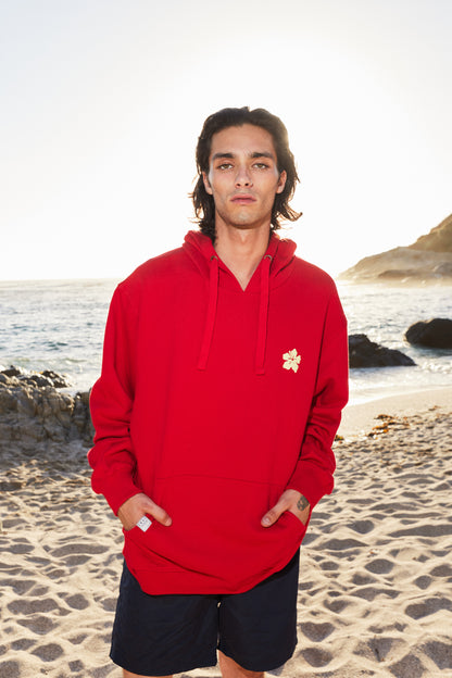 HOODIE TROPI PARADISE RED ♂