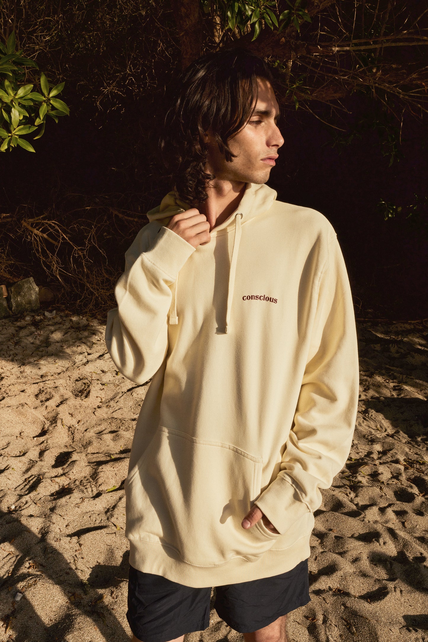 HOODIE ORQUIDEAS BABY YELLOW ♂