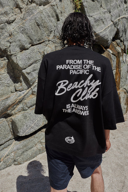 POLERA BEACHY CLUB BLACK OVERSIZE ♂