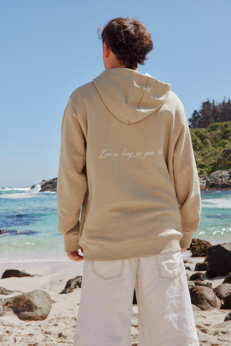 HOODIE LOVE AS LONG OLIVO♂