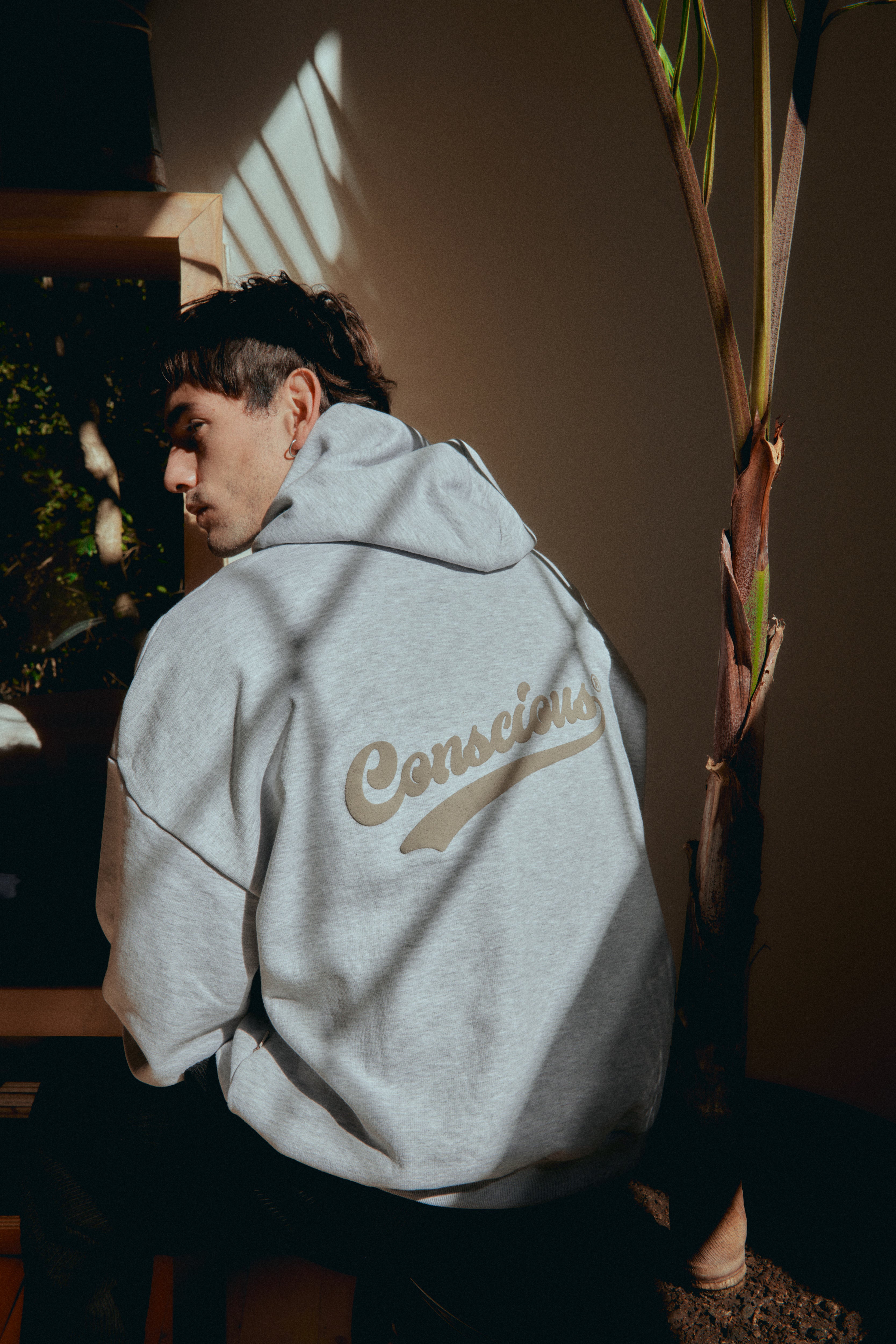 HOODIE CONS ® STONE GRAY