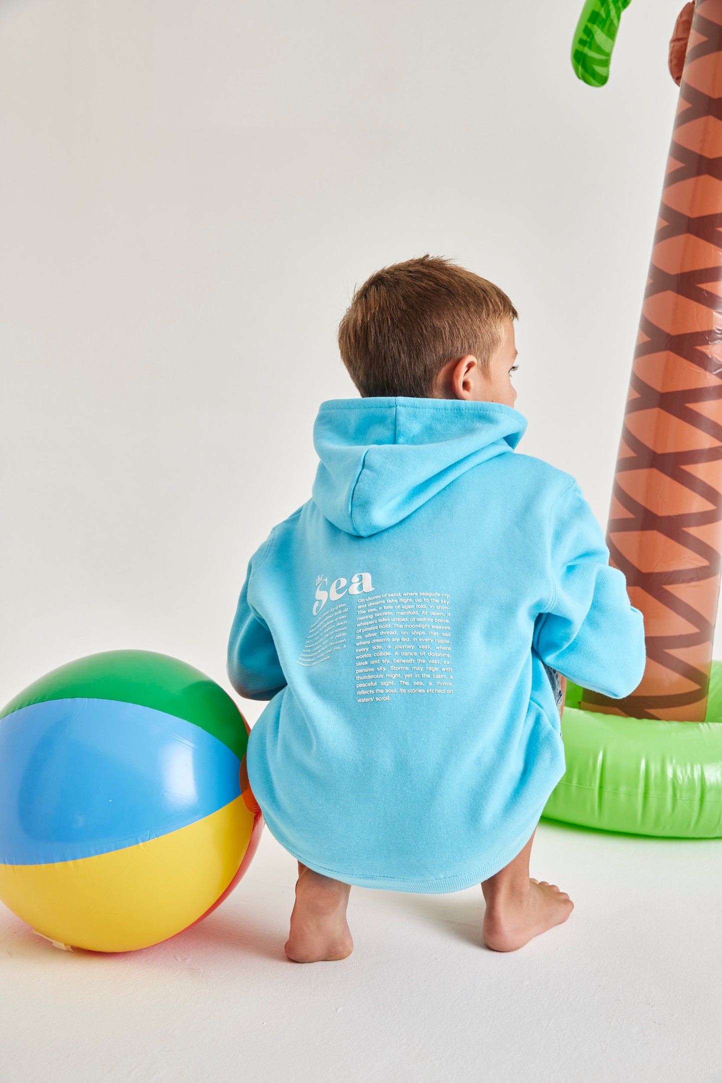 HOODIE THE SEA CELESTE KIDS