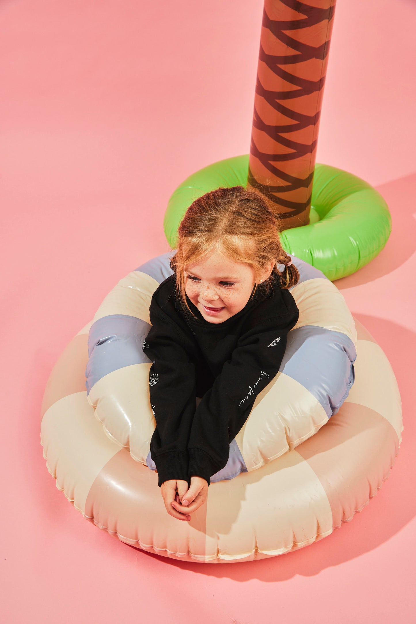 HOODIE SLEEVE BEACH NEGRO KIDS