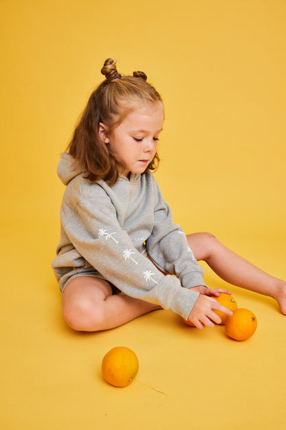 HOODIE PALM TREE GRIS KIDS