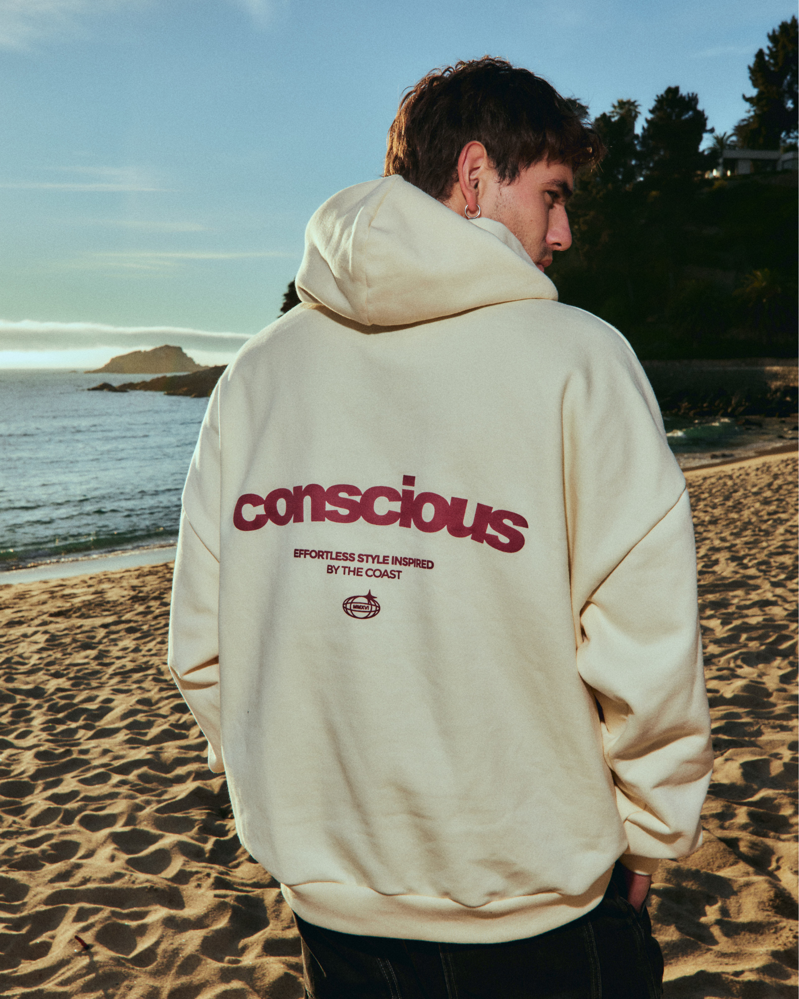 HOODIE CONS COAST CREMA
