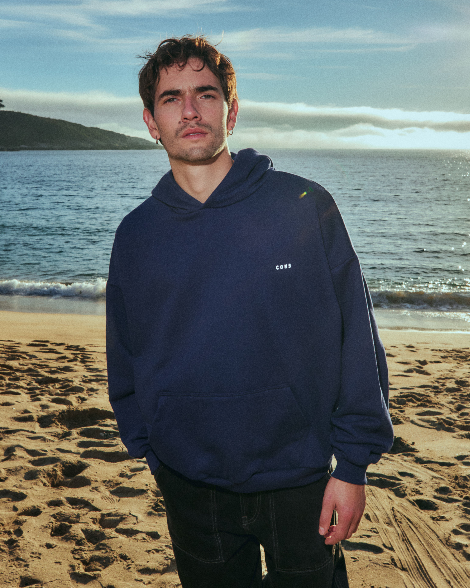 HOODIE OCEAN CALL BLUE