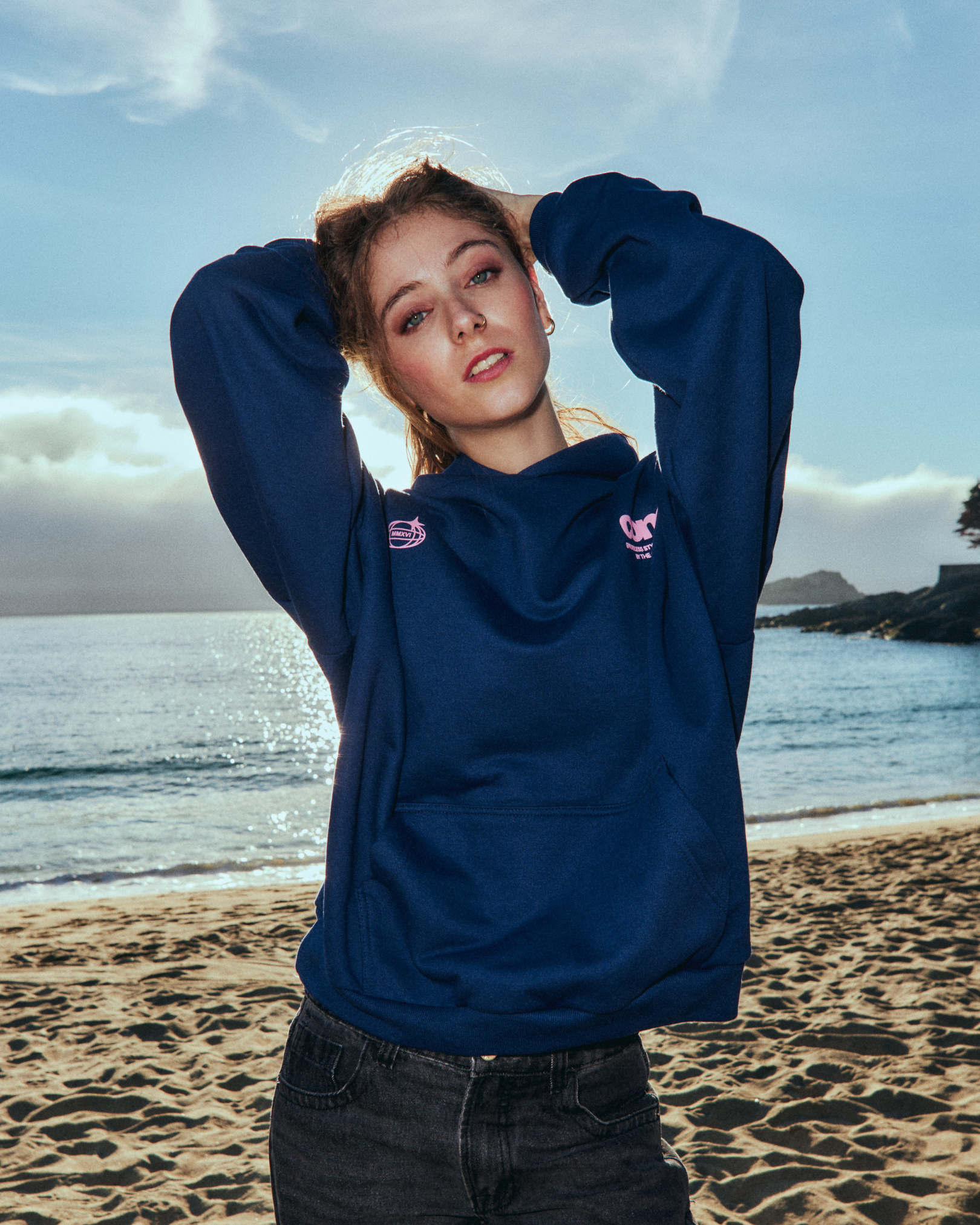 HOODIE CONS COAST BLUE