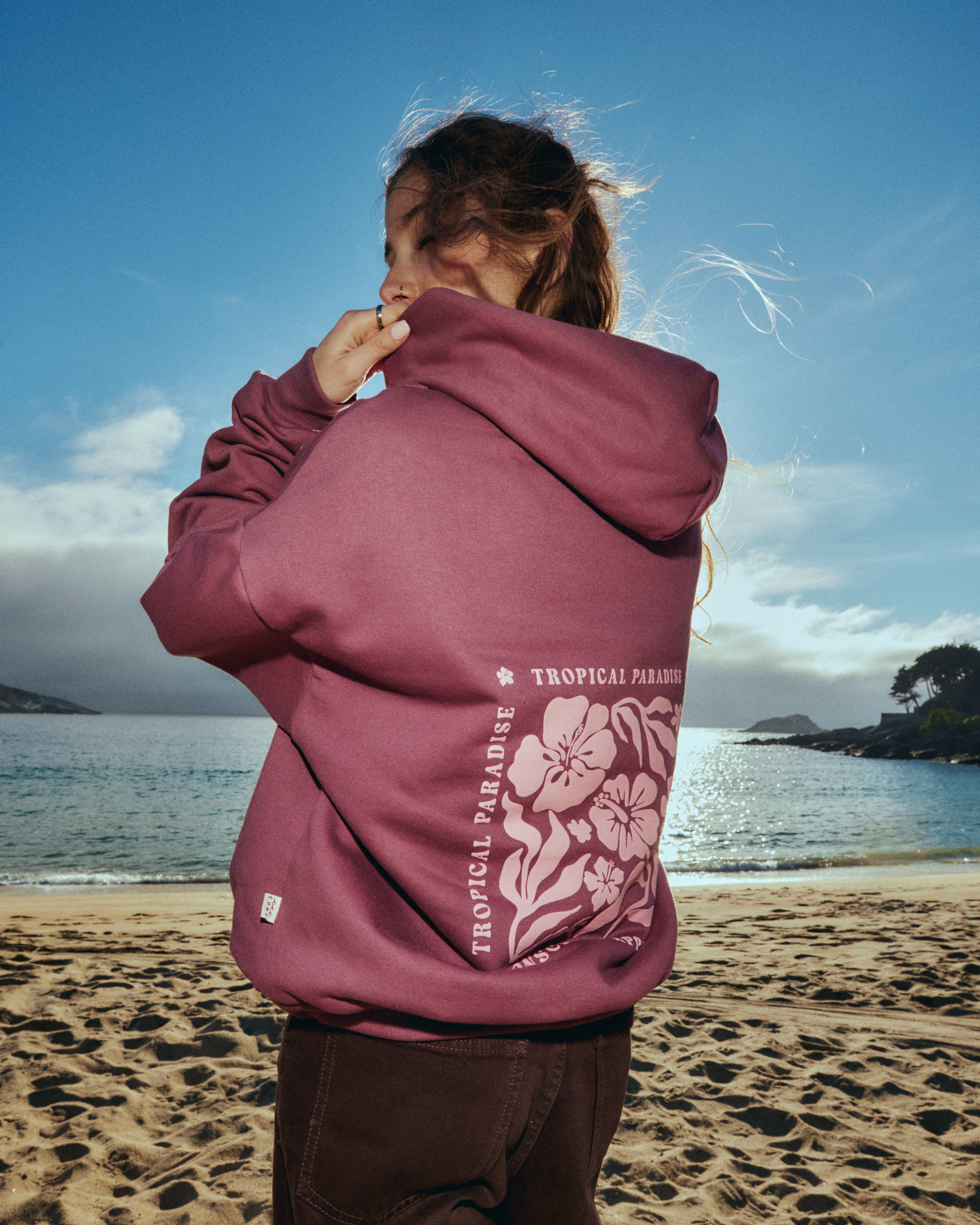 HOODIE PARADISE MALVA