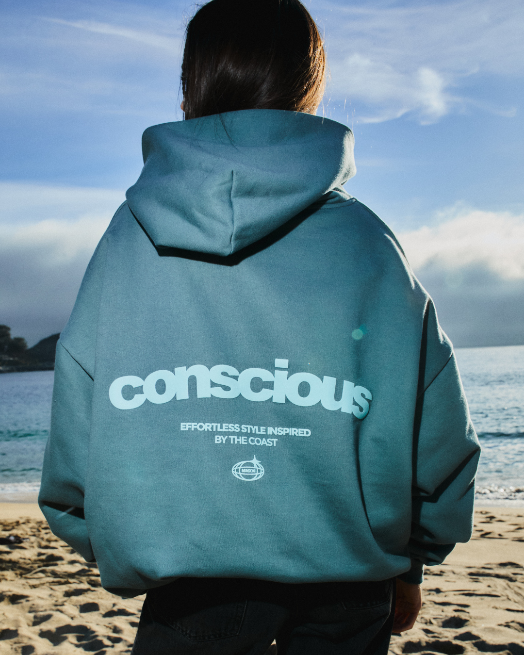 HOODIE COAST BLUE STEEL