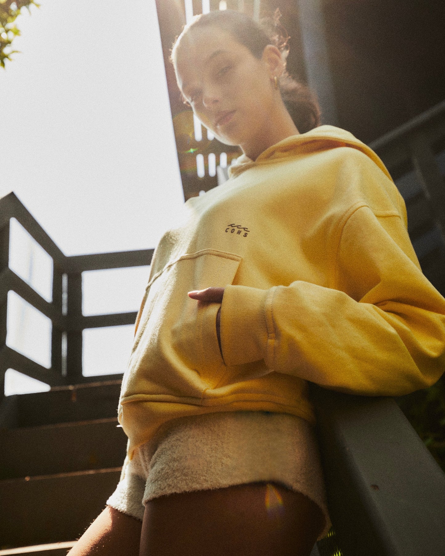 HOODIE FULL BUTTER BOXY FIT♀