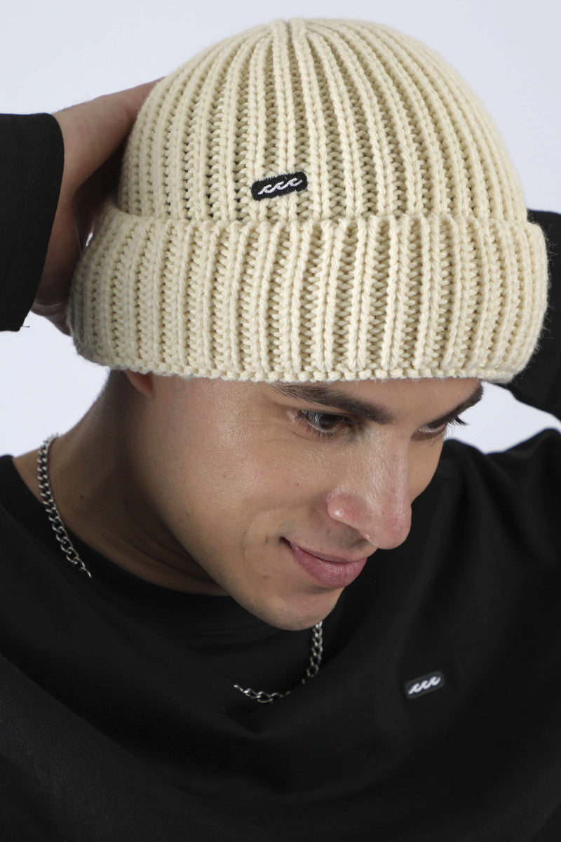 BEANIE CONS BEIGE ♂